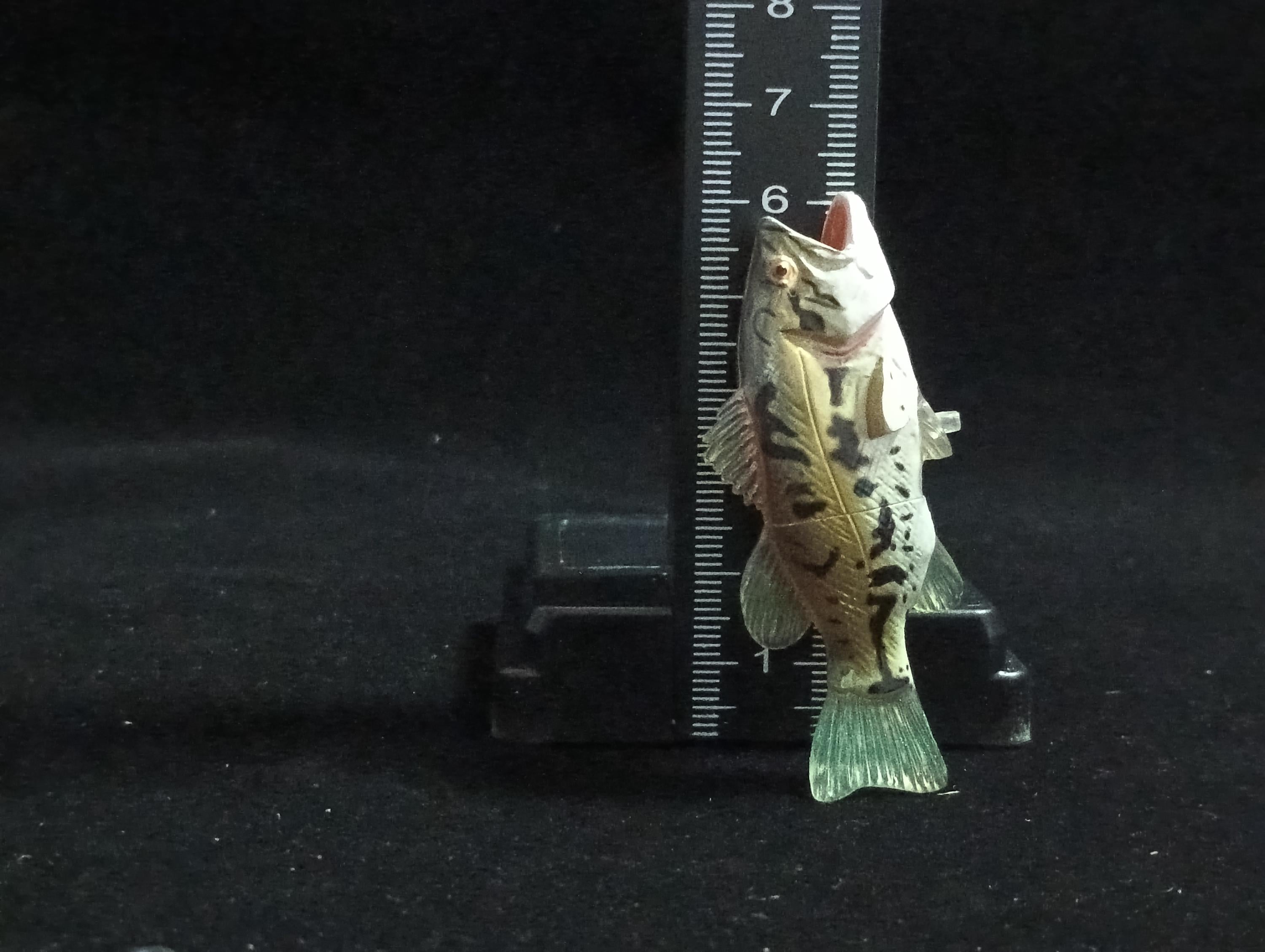 Miniature Largemouth Bass Figurine - Furuta