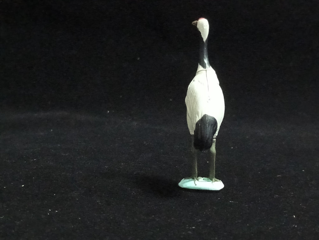 Miniature Red-crowned Crane Figurine - Furuta
