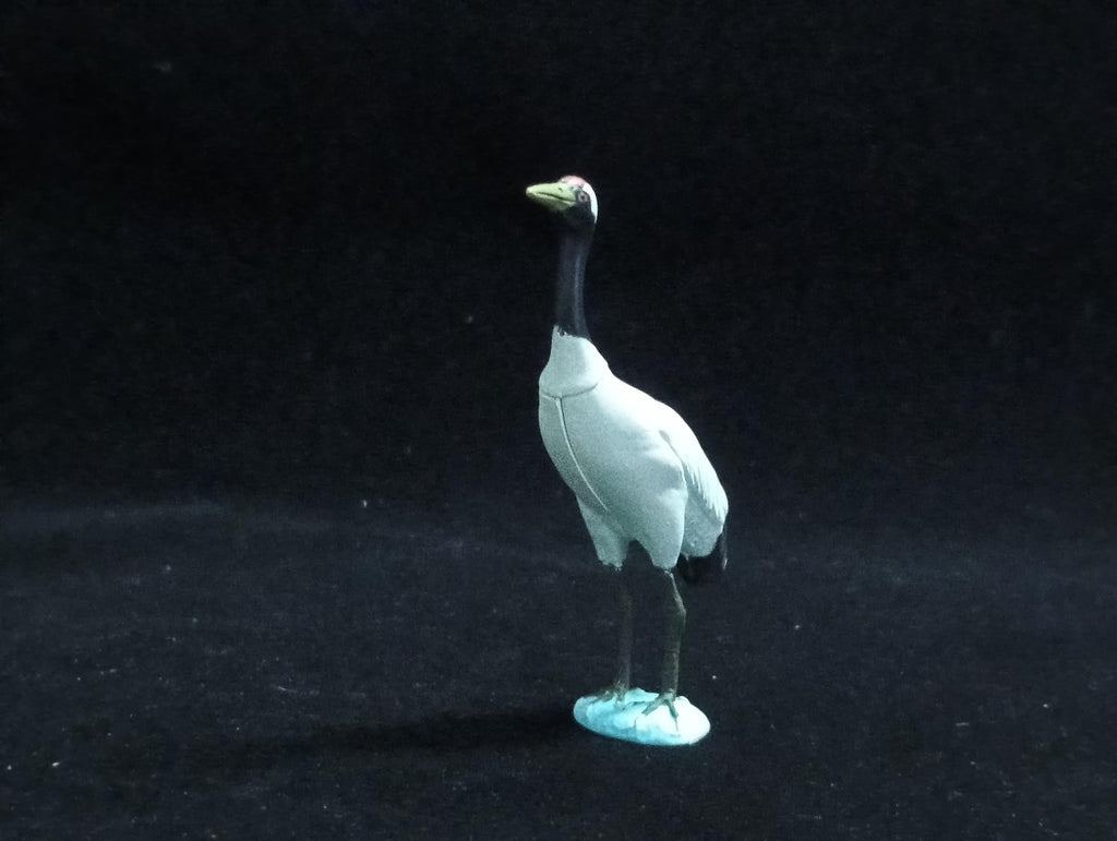 Miniature Red-crowned Crane Figurine - Furuta