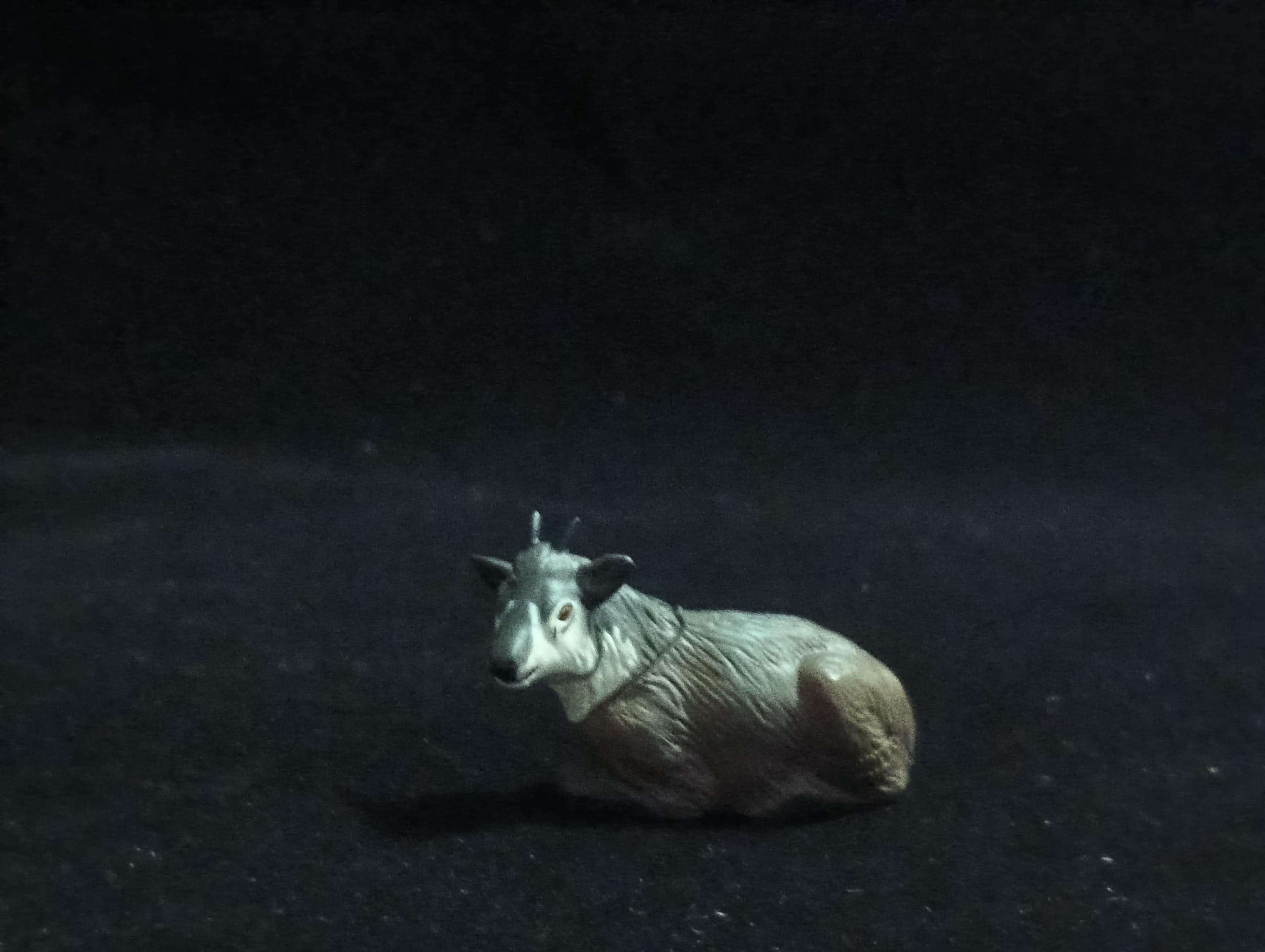 Miniature Capricornis crispus Figurine - Furuta