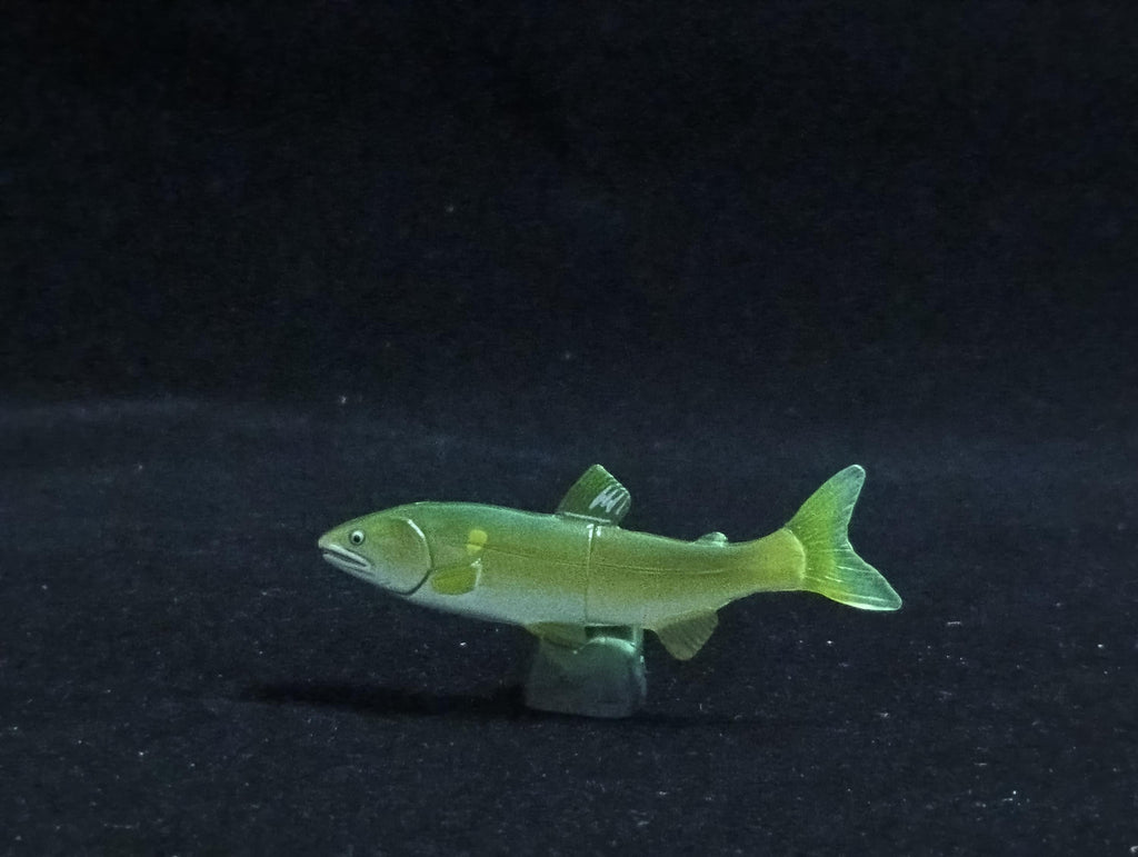 Miniature Ayu Tomo Fishing Figurine - Furuta