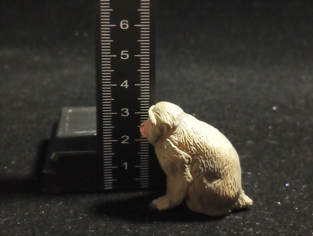 Japanese Animals: Tohoku / Northern Limit Macaque - The northernmost monkey (Snow Monkey) - Kaiyodo Capsule Q Museum