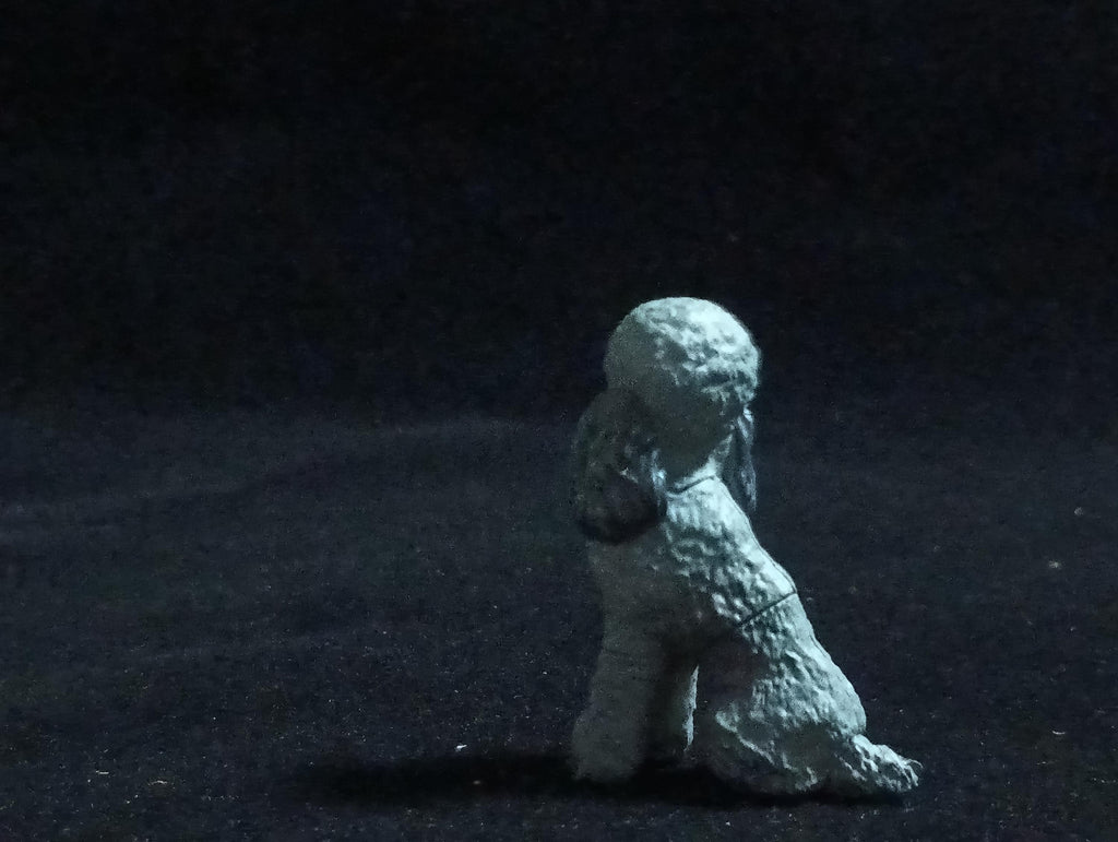 Miniature Poodle Dog(Black) Figurine - Furuta