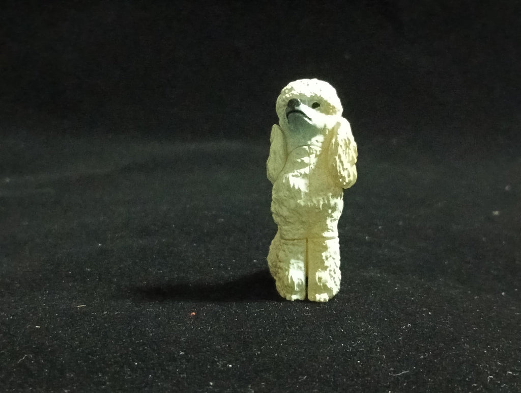 Miniature Poodle Dog(White) Figurine - Furuta