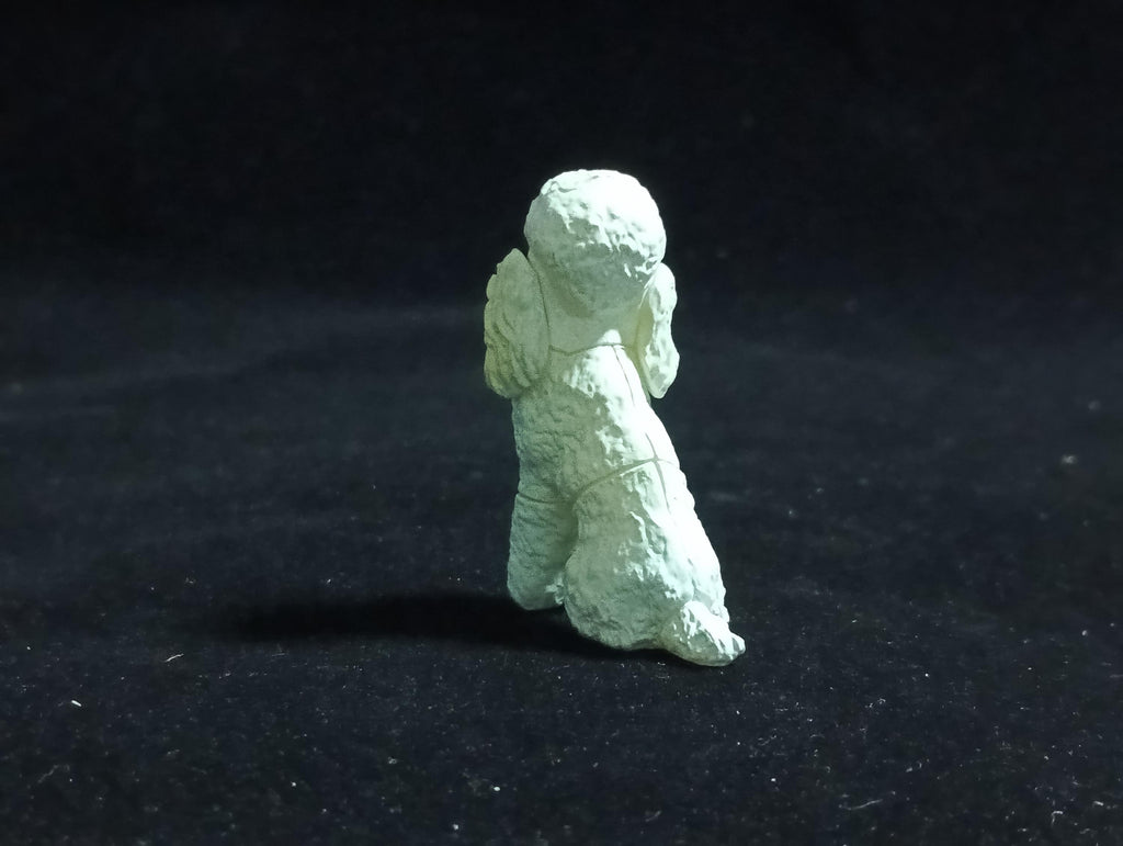 Miniature Poodle Dog(White) Figurine - Furuta