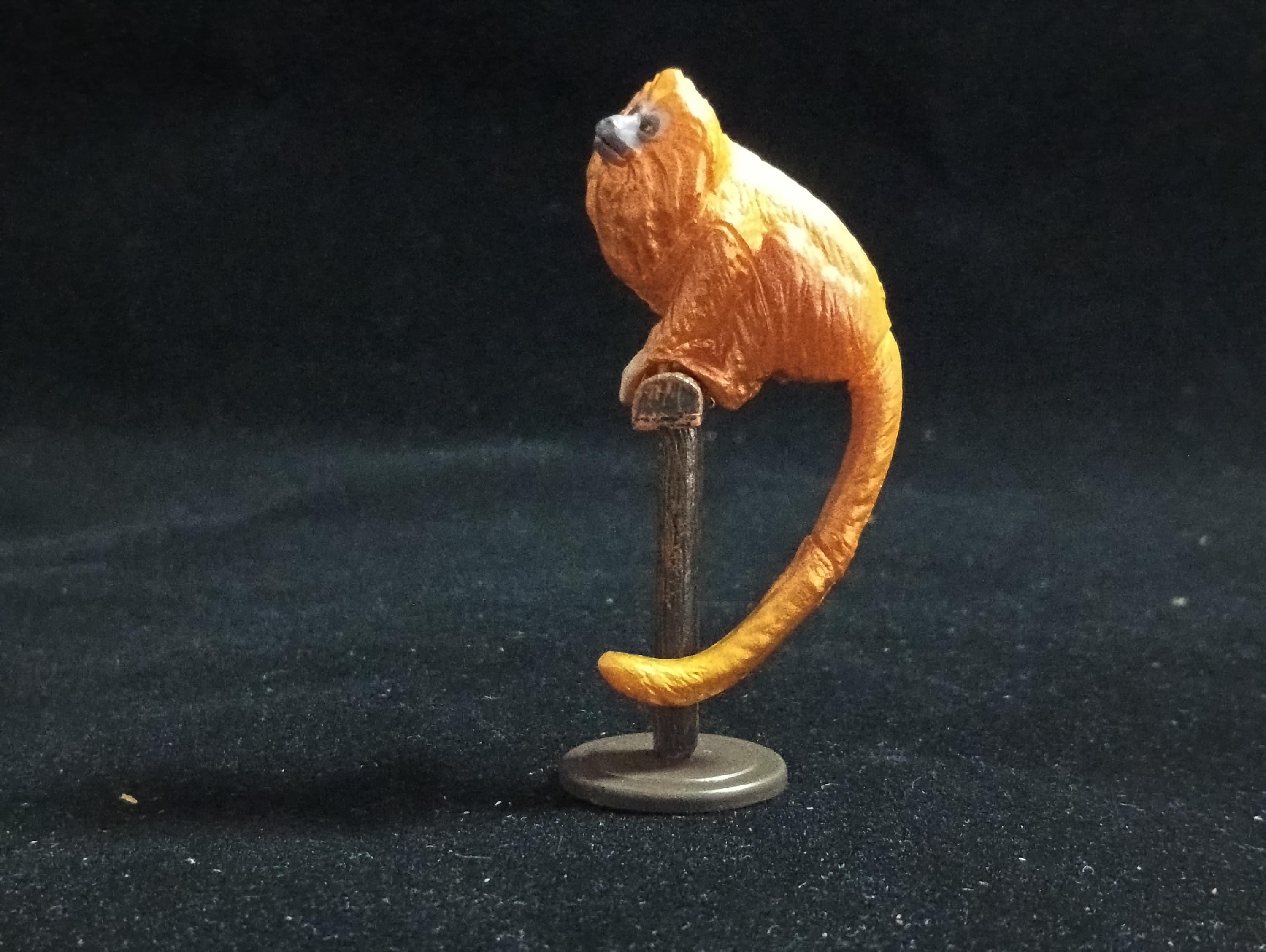 Miniature Golden Lion Tamarin Figurine - Furuta