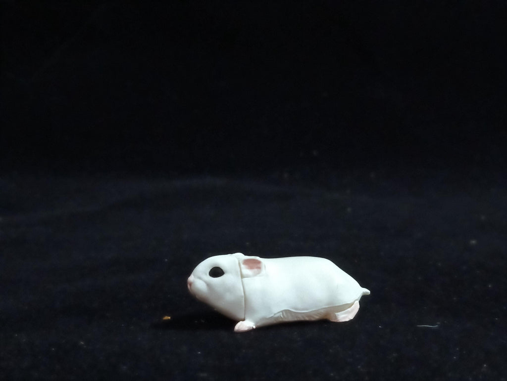 Miniature White Dwarf Hamster Figurine - Furuta