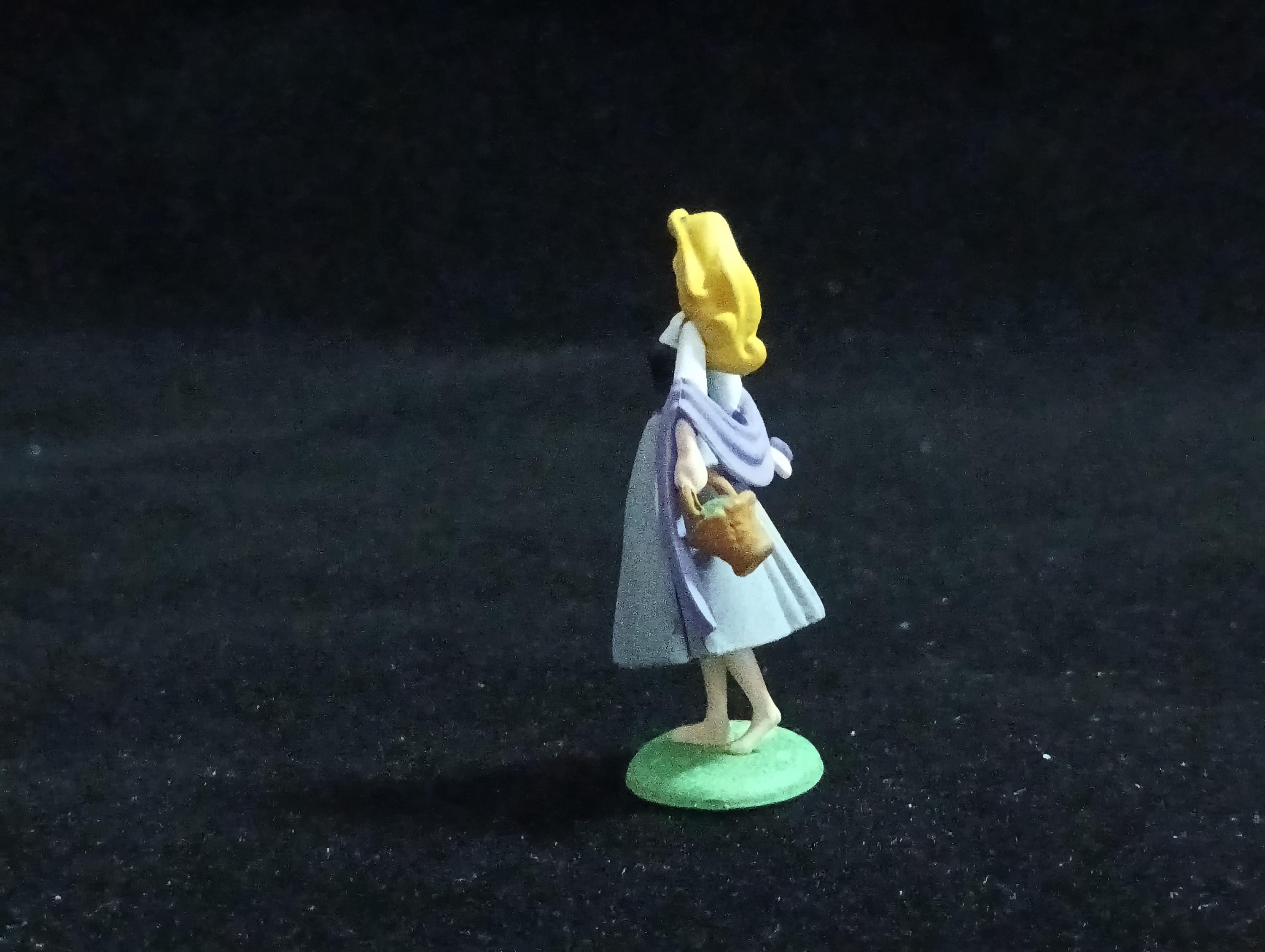 Miniature Disney Choco Party Princess Aurora sleeping beauty Figurine - Tomy
