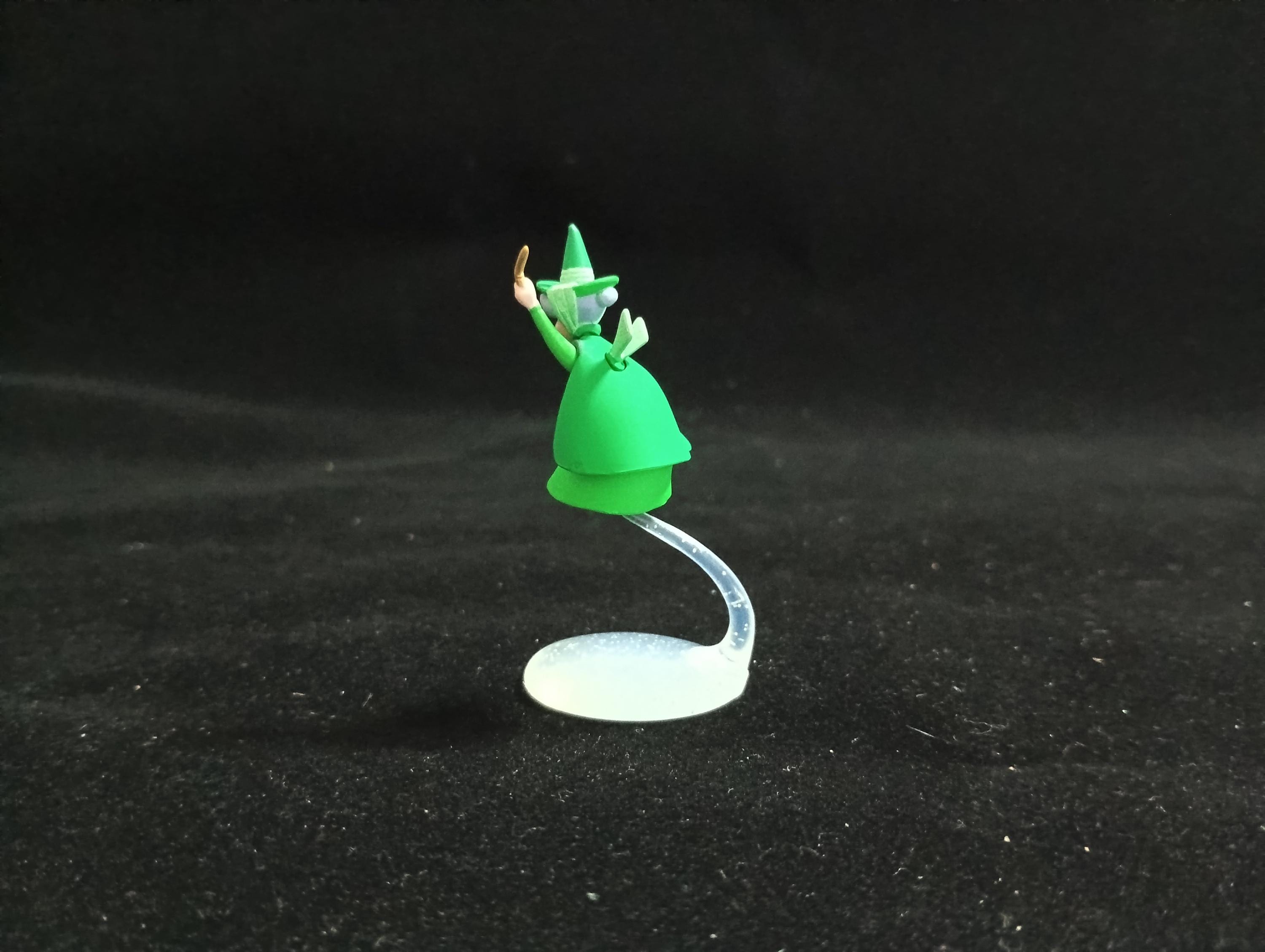 Miniature Disney Choco Party Flora (Green) Figurine - Tomy