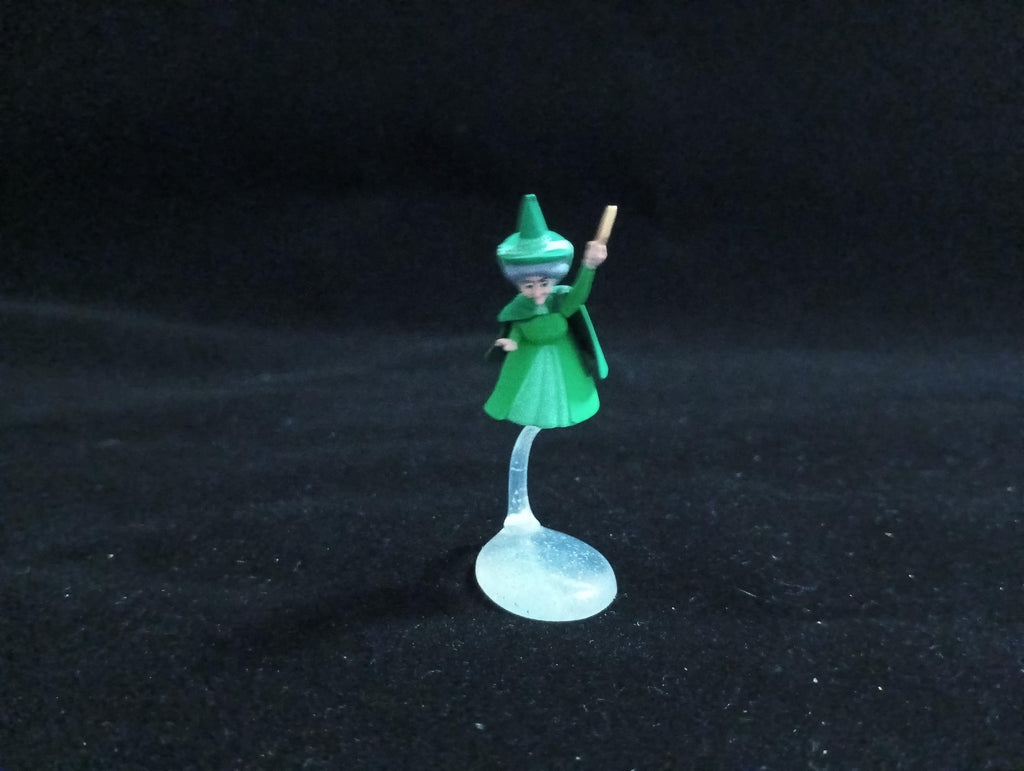 Miniature Disney Choco Party Flora (Green) Figurine - Tomy