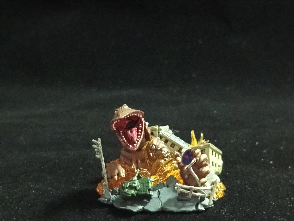 Godzilla Diorama Man Episode 22 Ground Destruction Underground Kaiju Teresdon Time Slip Glico Kaiju Directory