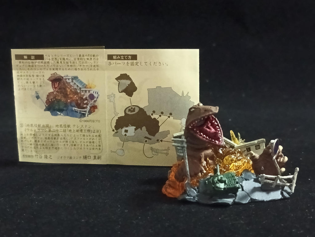 Godzilla Diorama Man Episode 22 Ground Destruction Underground Kaiju Teresdon Time Slip Glico Kaiju Directory