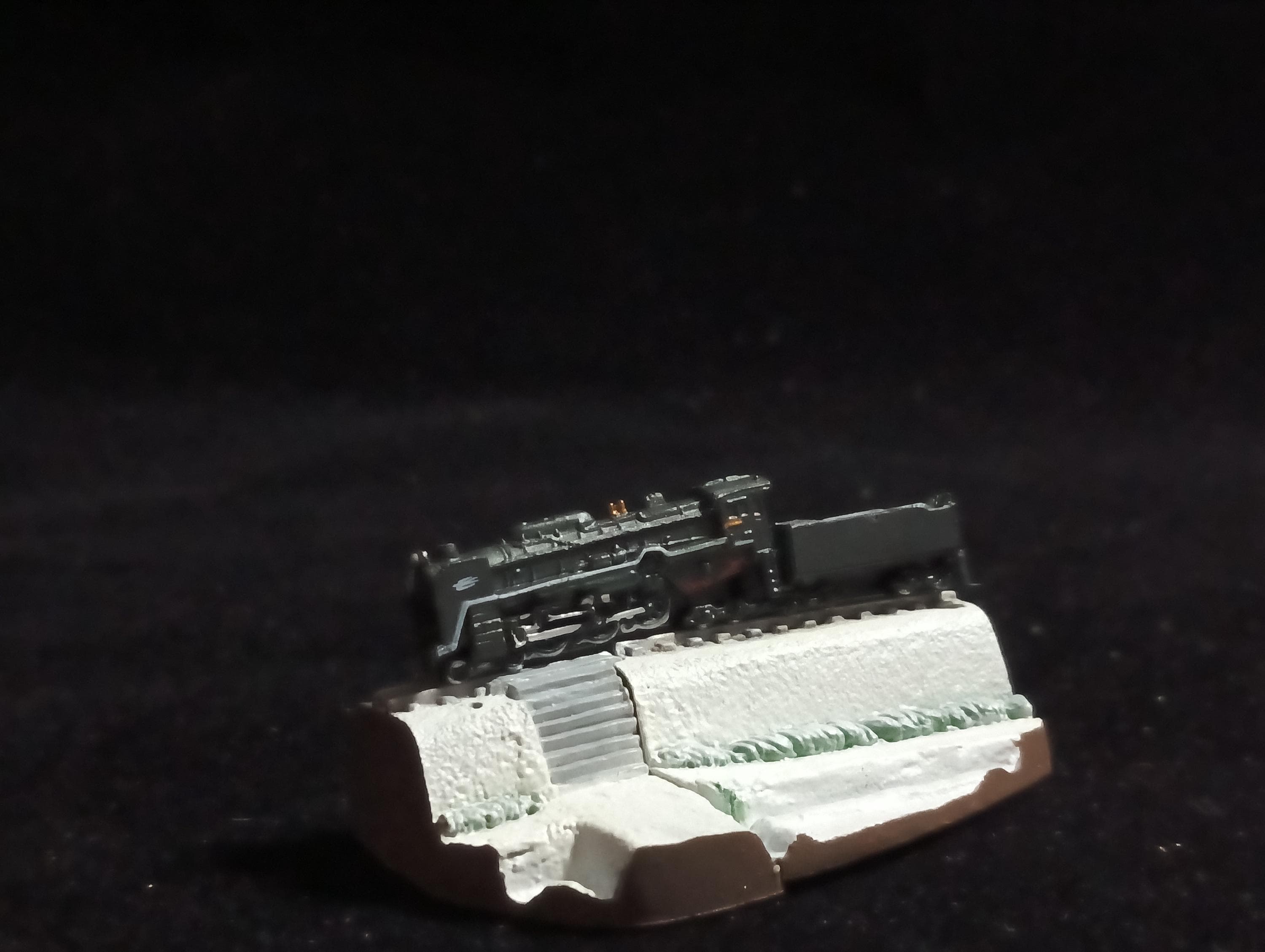 New Time Slip Glico Vol. 3 Nostalgic 20th Century Secret 08 Steam Locomotive C62-2 Swallow Angel Snow Scenery