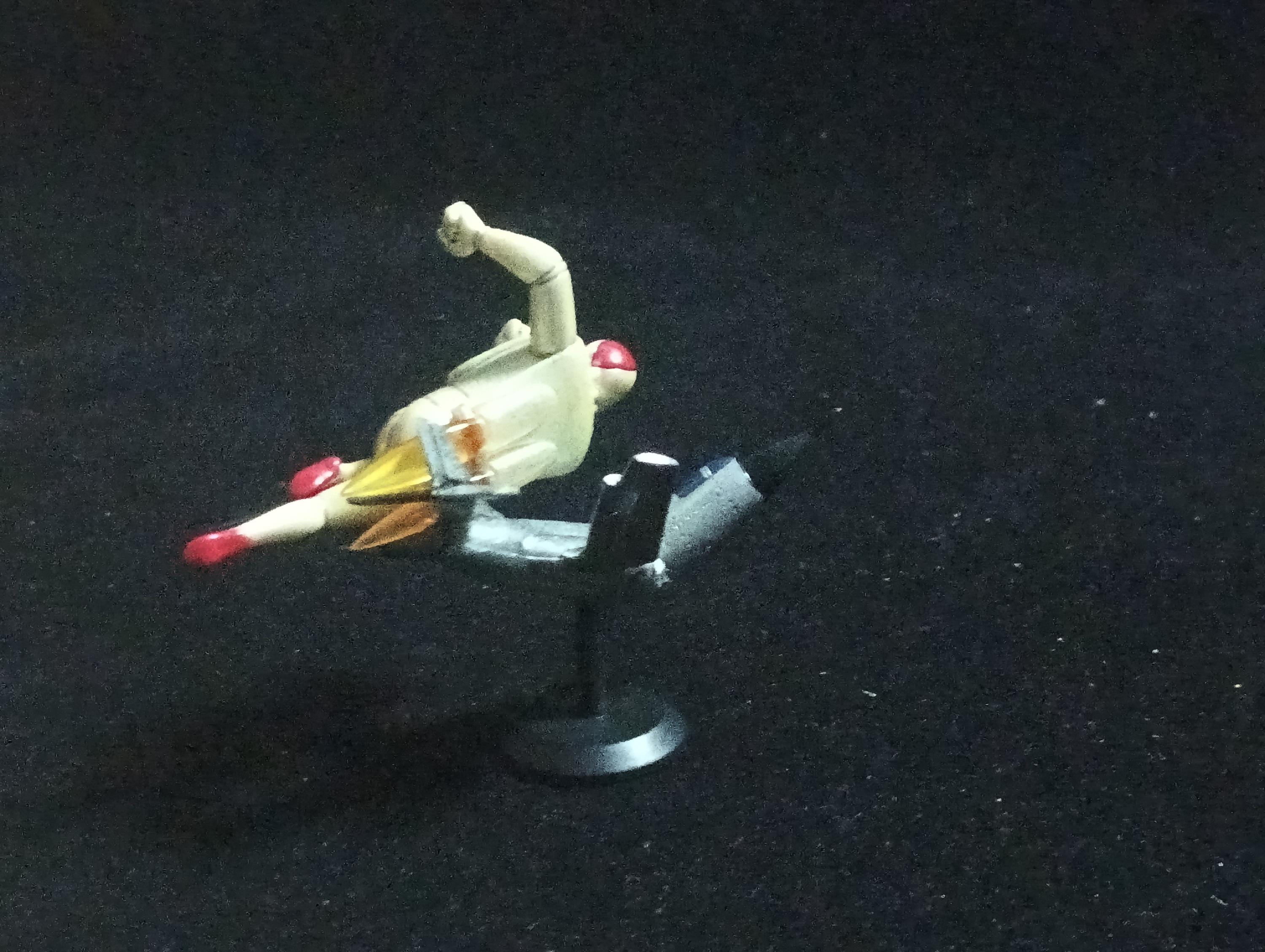 Bacchus Tetsujin 28 - Go Time Slip Glico Mini Figure Color version Kaiyodo zz291