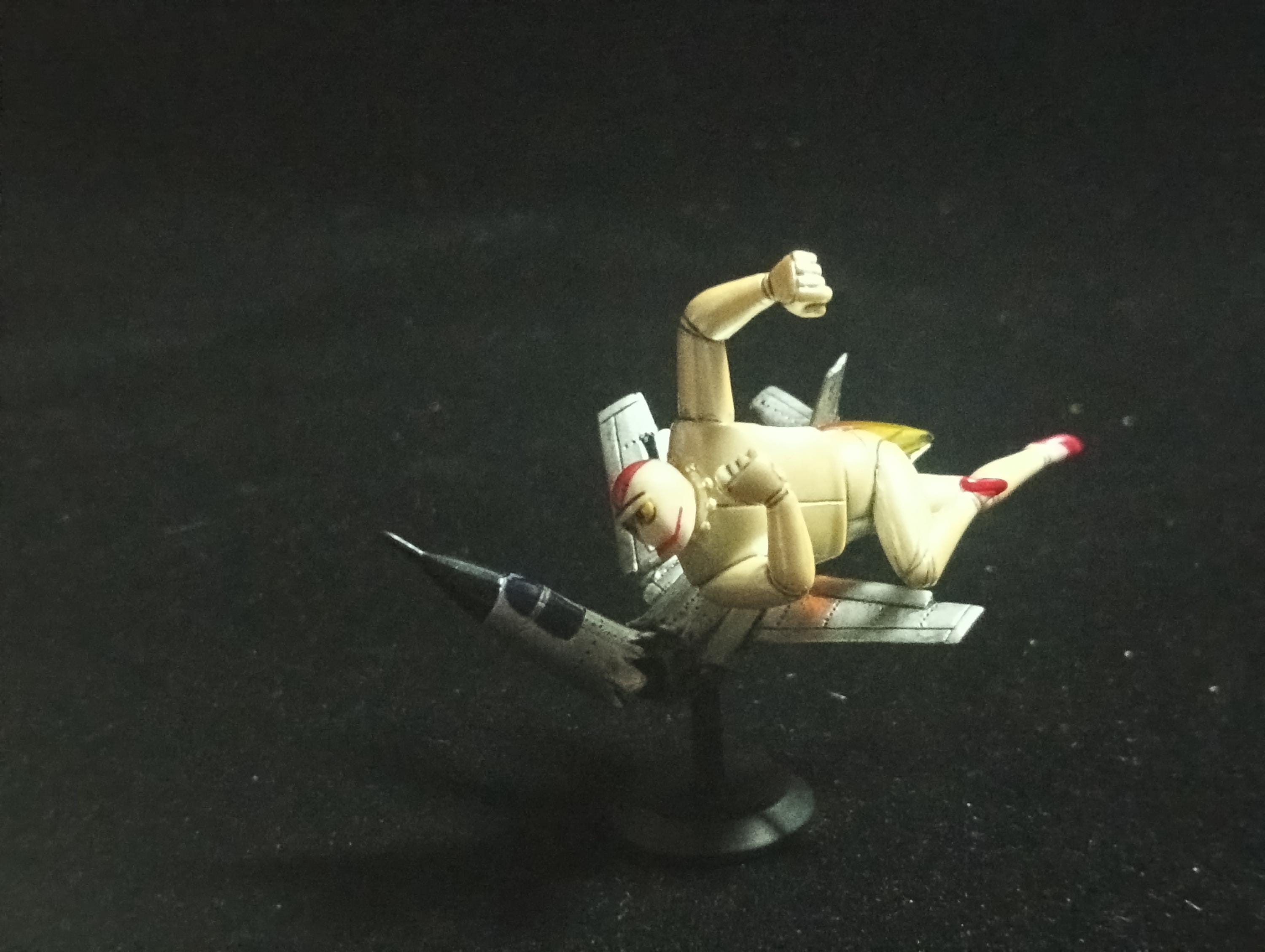 Bacchus Tetsujin 28 - Go Time Slip Glico Mini Figure Color version Kaiyodo zz291