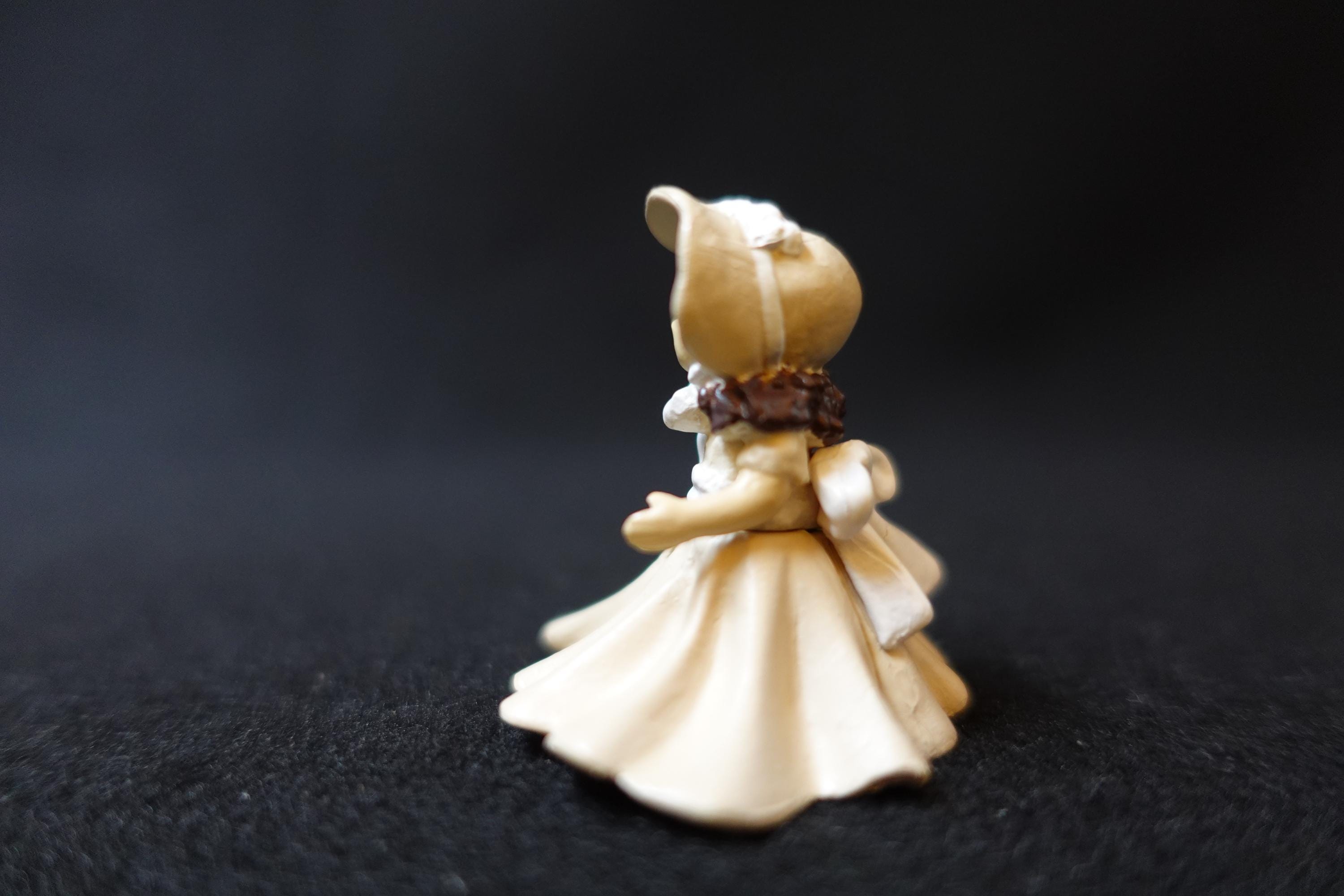 Miniature Bisque Doll Model Antique Doll Figure Furuta Fairy Tale Series 2