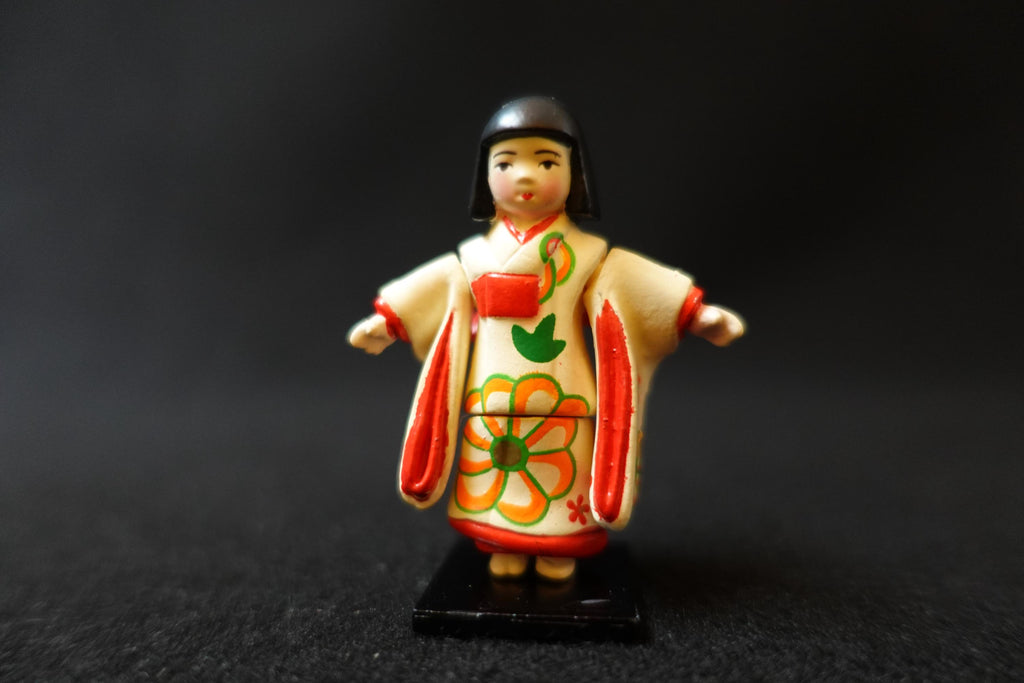 Miniature Checkered doll Antique Doll Figure Furuta Fairy Tale Series 2