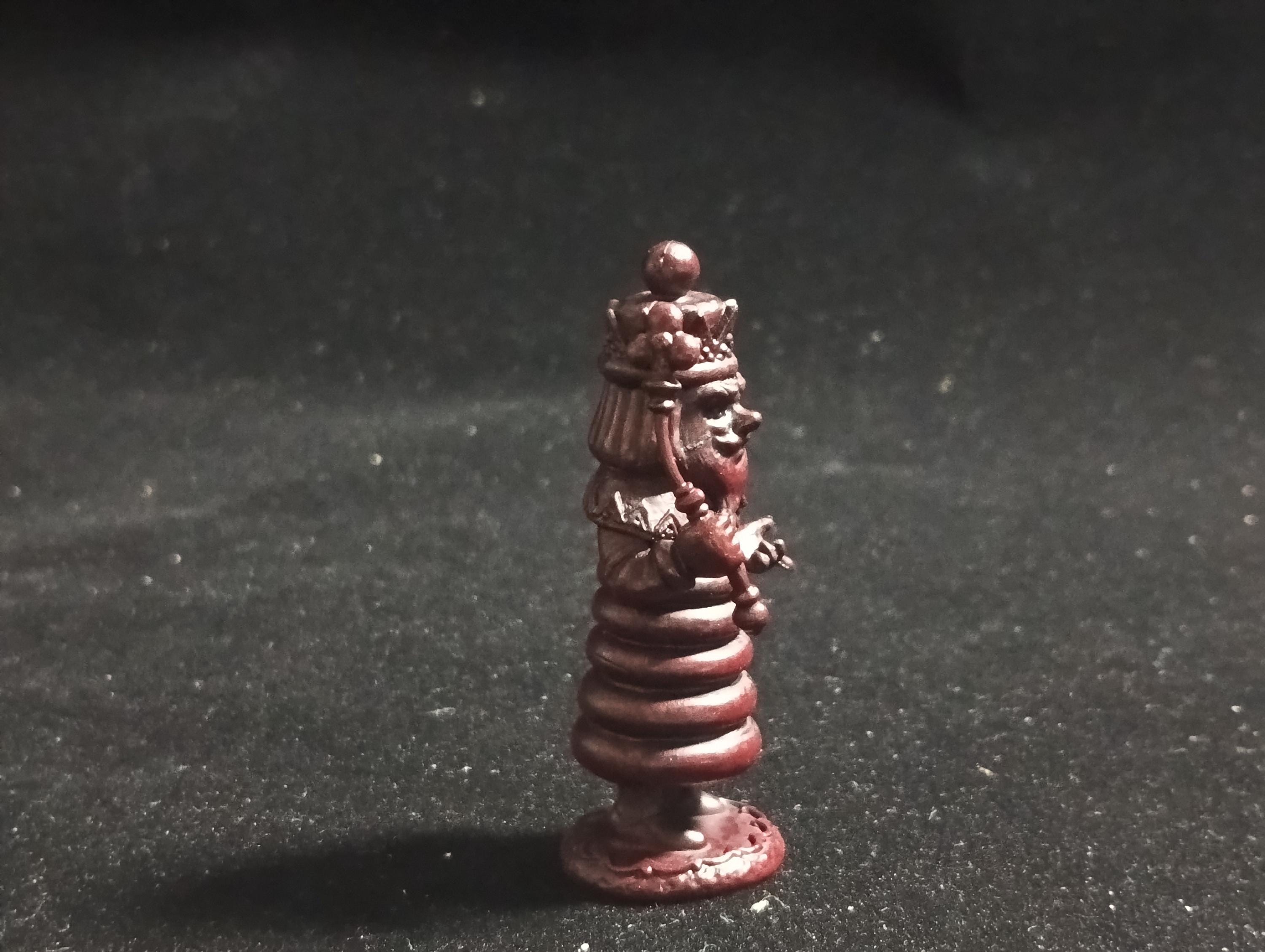 Kaiyodo Alice in Wonderland Red King mini figure Vintage 2002 Kaiyodo