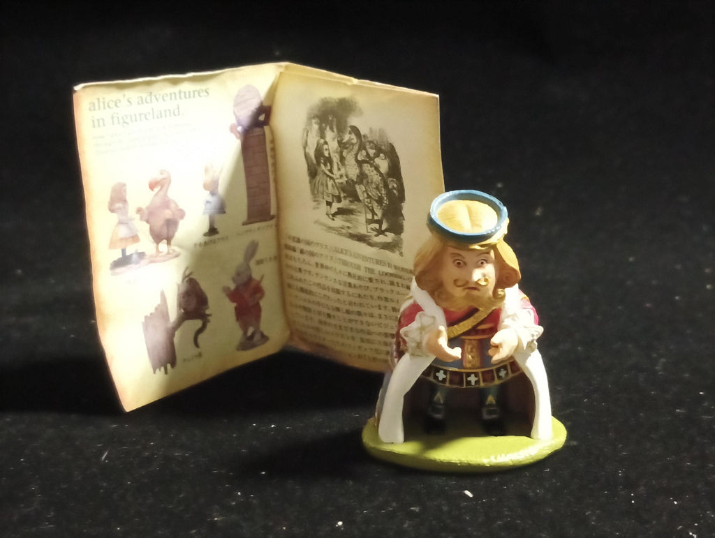 Kaiyodo Alice in Wonderland King of Hearts mini figure Vintage 2002 Kaiyodo