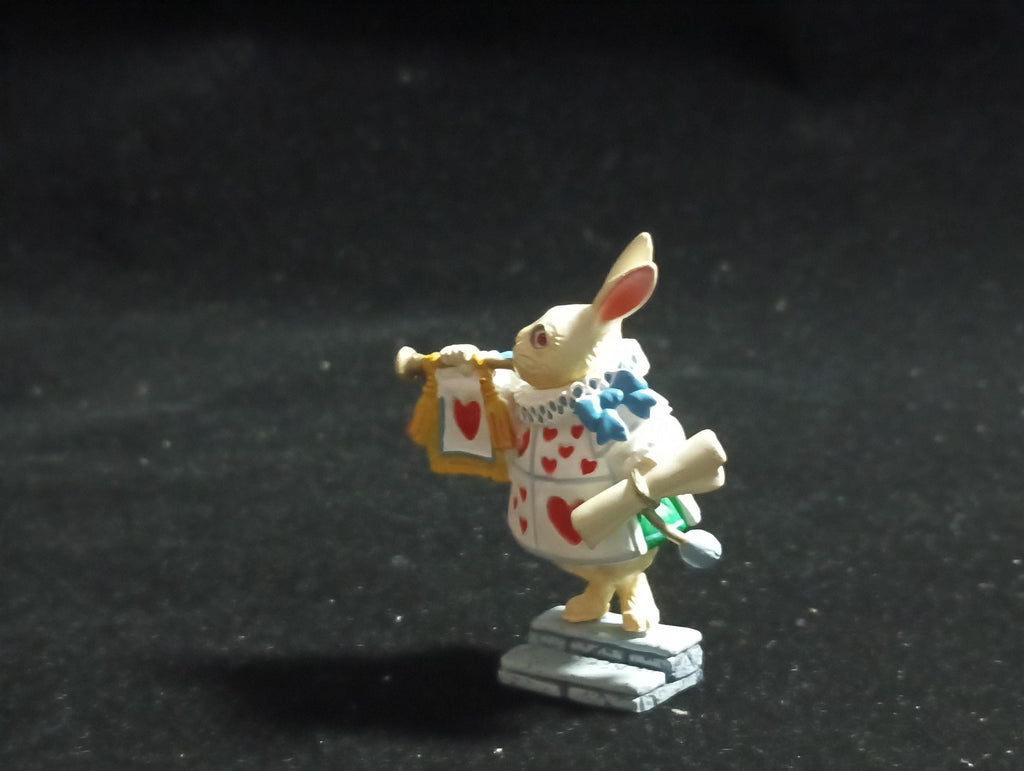 Kaiyodo Alice in Wonderland Trumpet Rabbit mini figure Vintage 2002 Kaiyodo