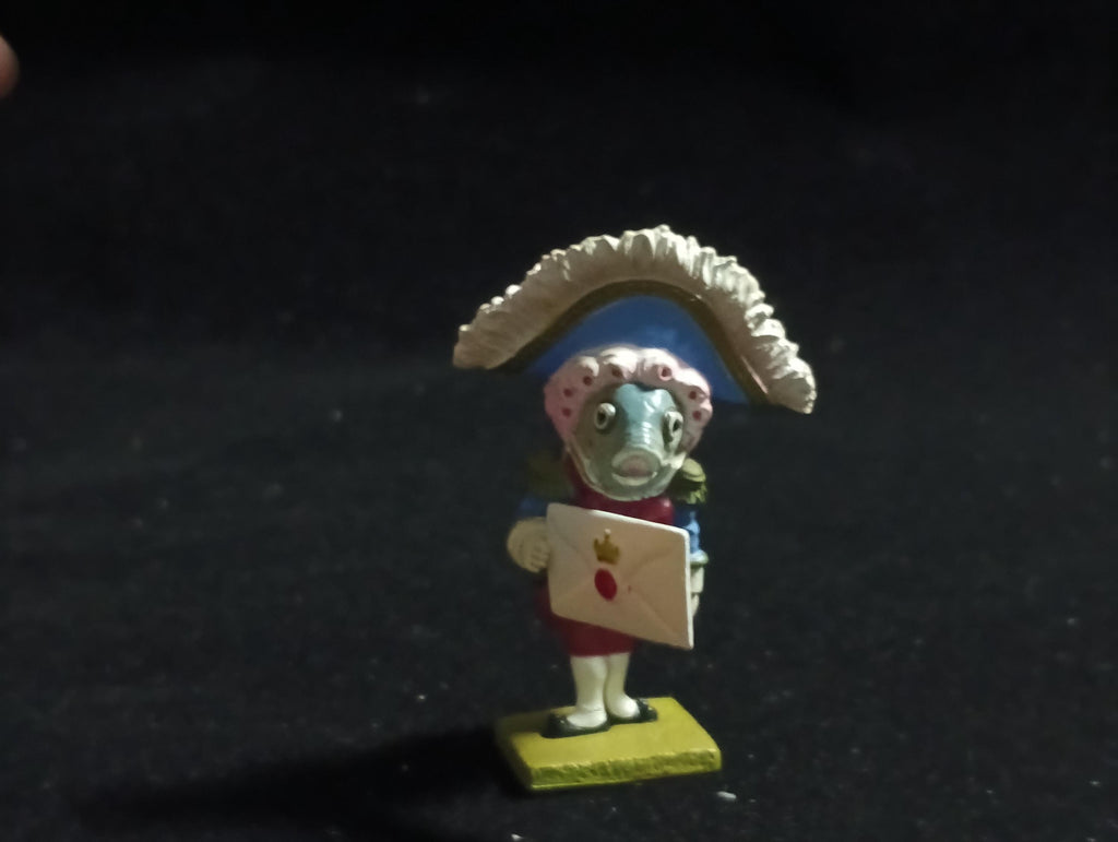 Kaiyodo Alice in Wonderland Fish Messenger with Letter mini figure Vintage 2002 Kaiyodo