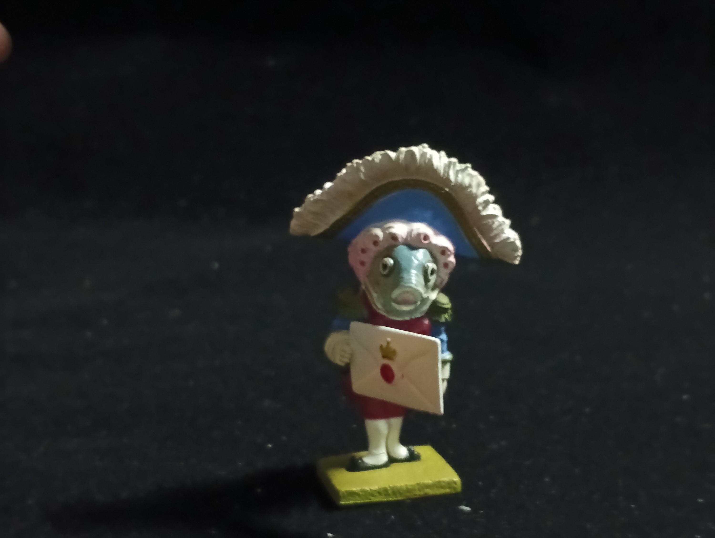 Kaiyodo Alice in Wonderland Fish Messenger with Letter mini figure Vintage 2002 Kaiyodo