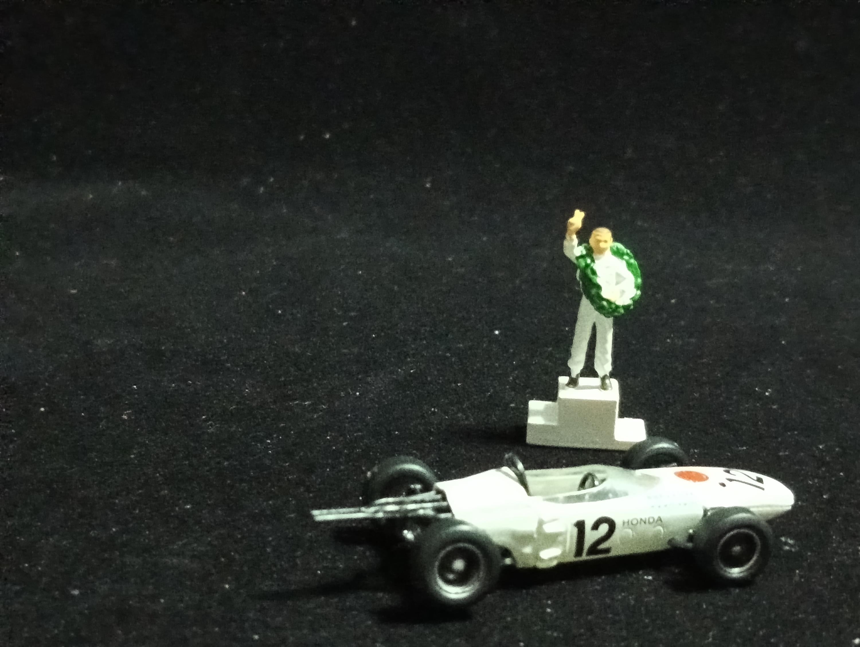 Honda F-1 RA-272 Time Slip Glico Vehicle Series Mini Figure Kaiyodo Japan zz277