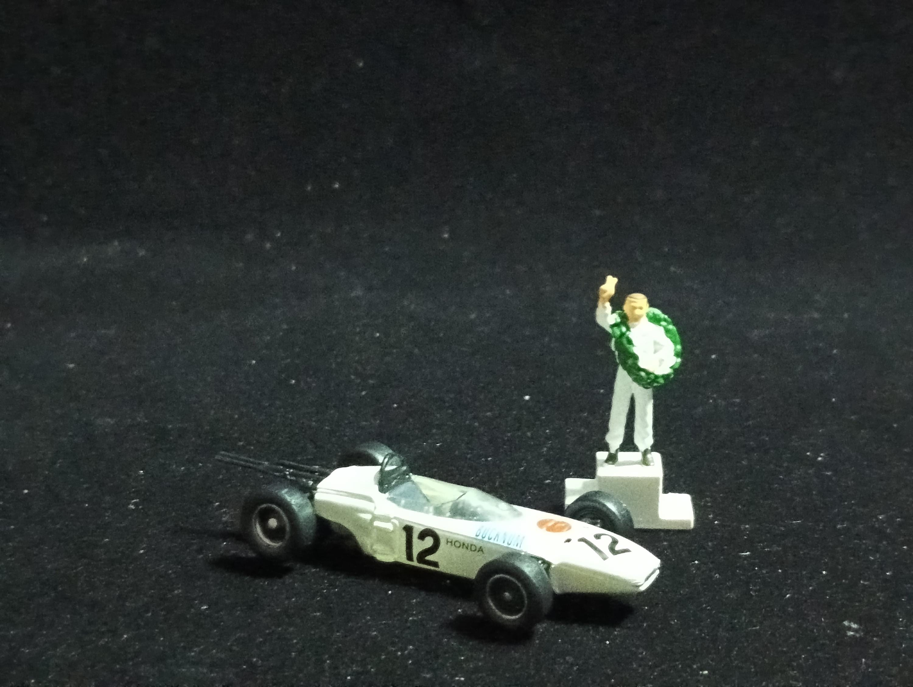 Honda F-1 RA-272 Time Slip Glico Vehicle Series Mini Figure Kaiyodo Japan zz277