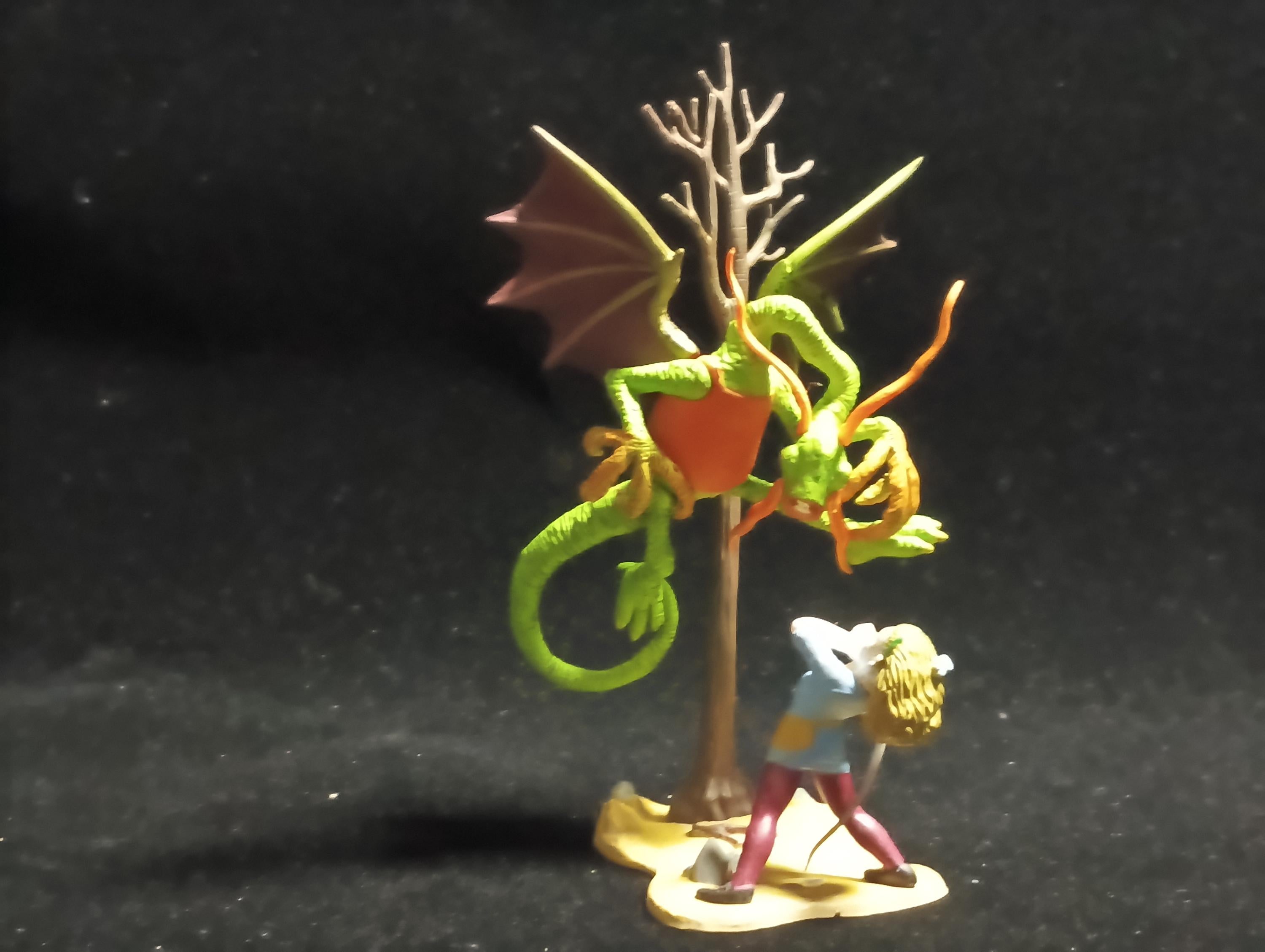 Kaiyodo Alice in Wonderland Jabberwock mini figure Vintage 2003 Kaiyodo