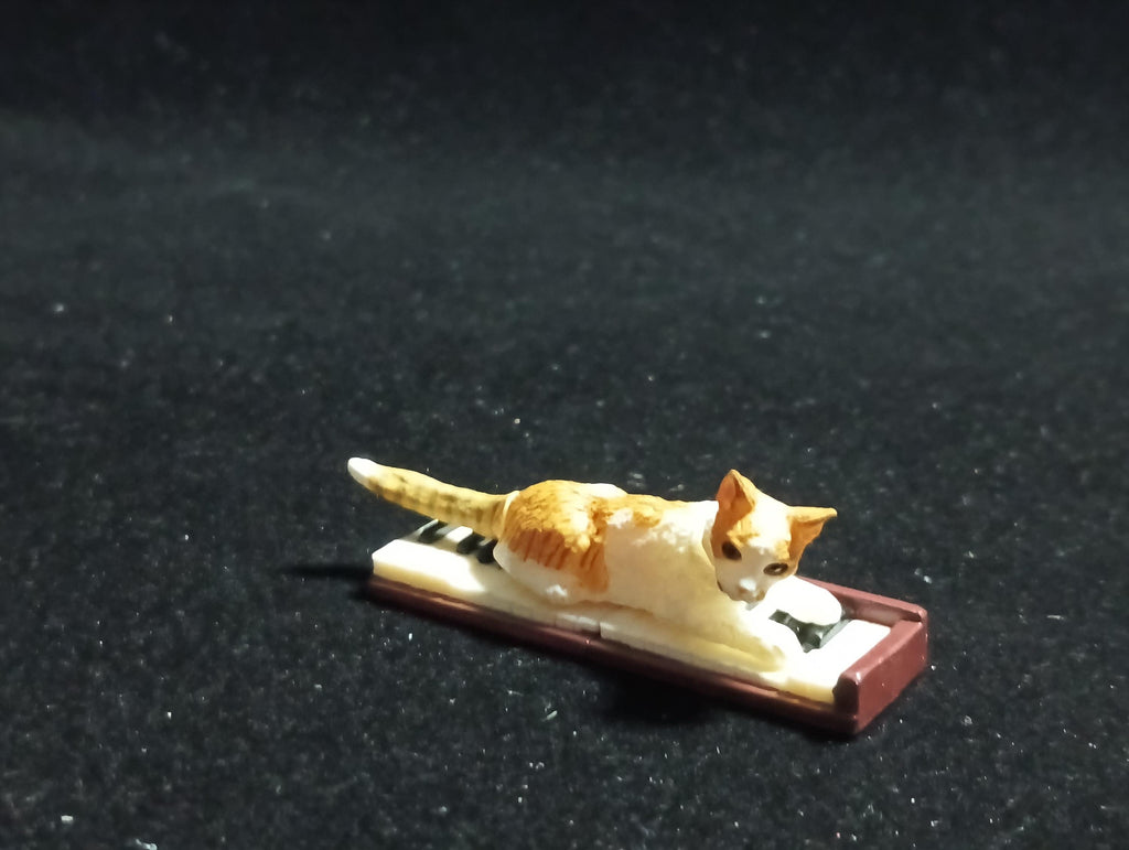 Miniature I Love Pet! Mix Piano Figurine -  Furuta