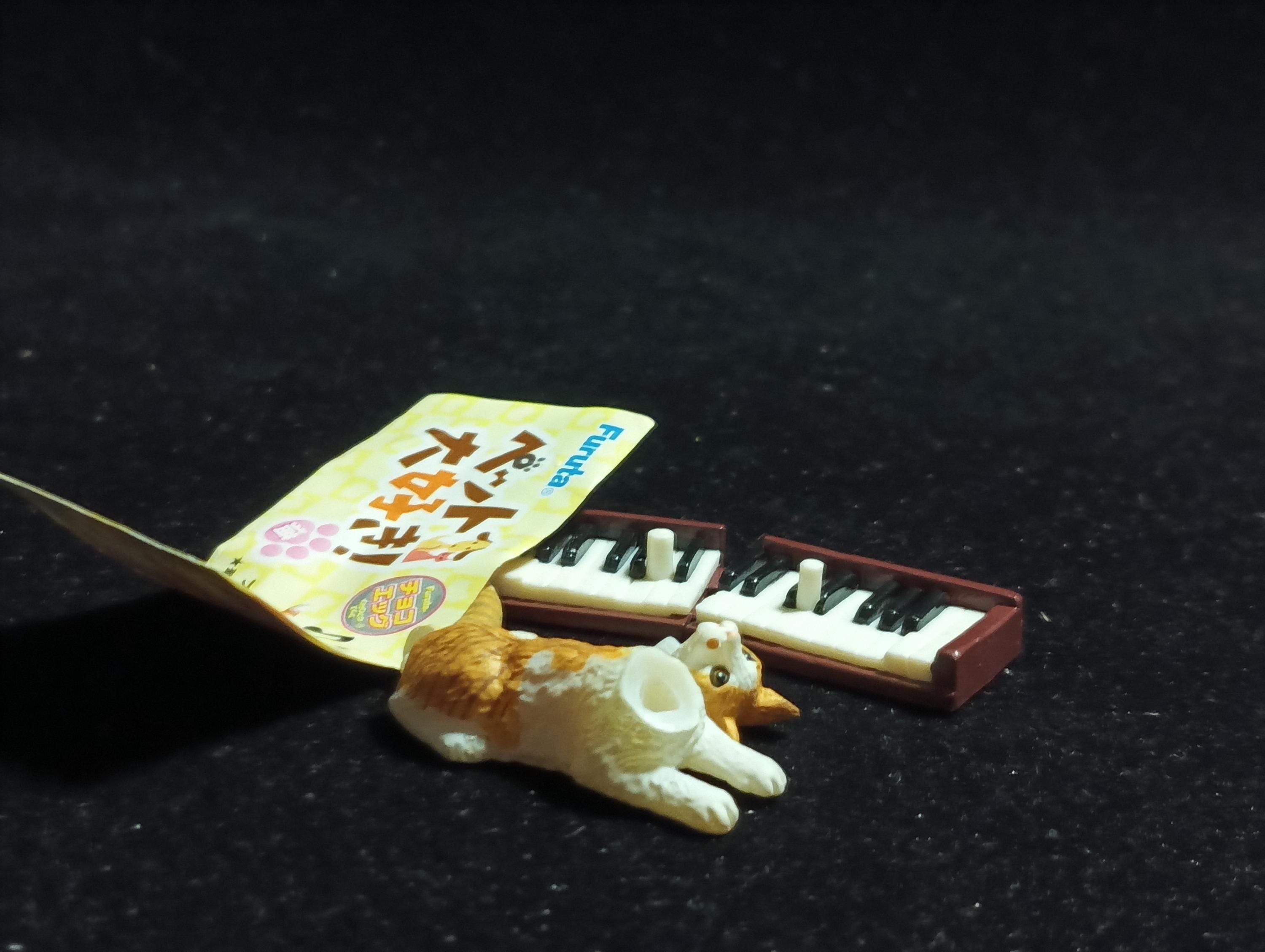 Miniature I Love Pet! Mix Piano Figurine -  Furuta