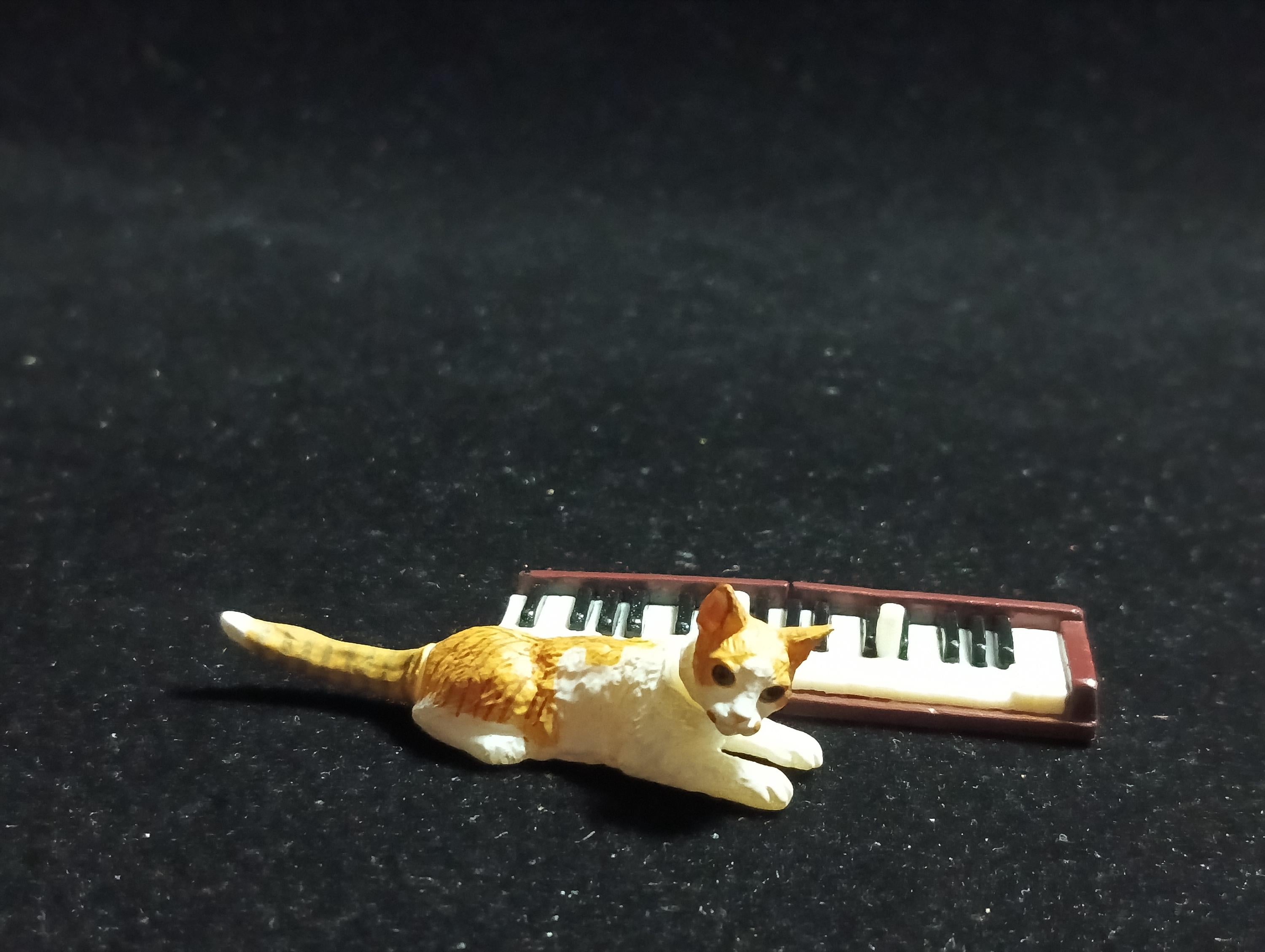 Miniature I Love Pet! Mix Piano Figurine -  Furuta