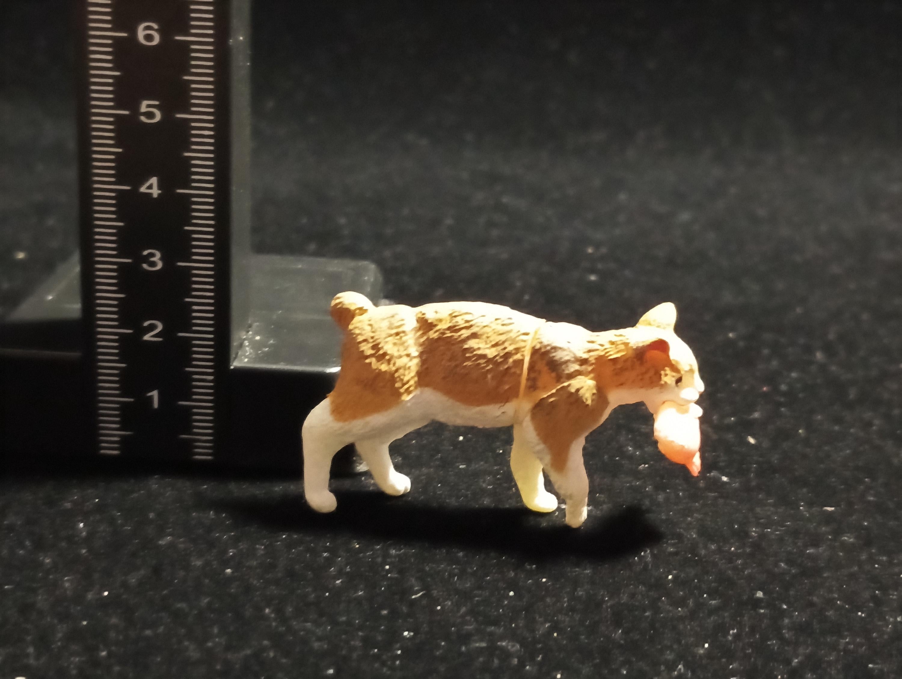 Miniature I Love Pet! American Bobtail Figurine -  Furuta