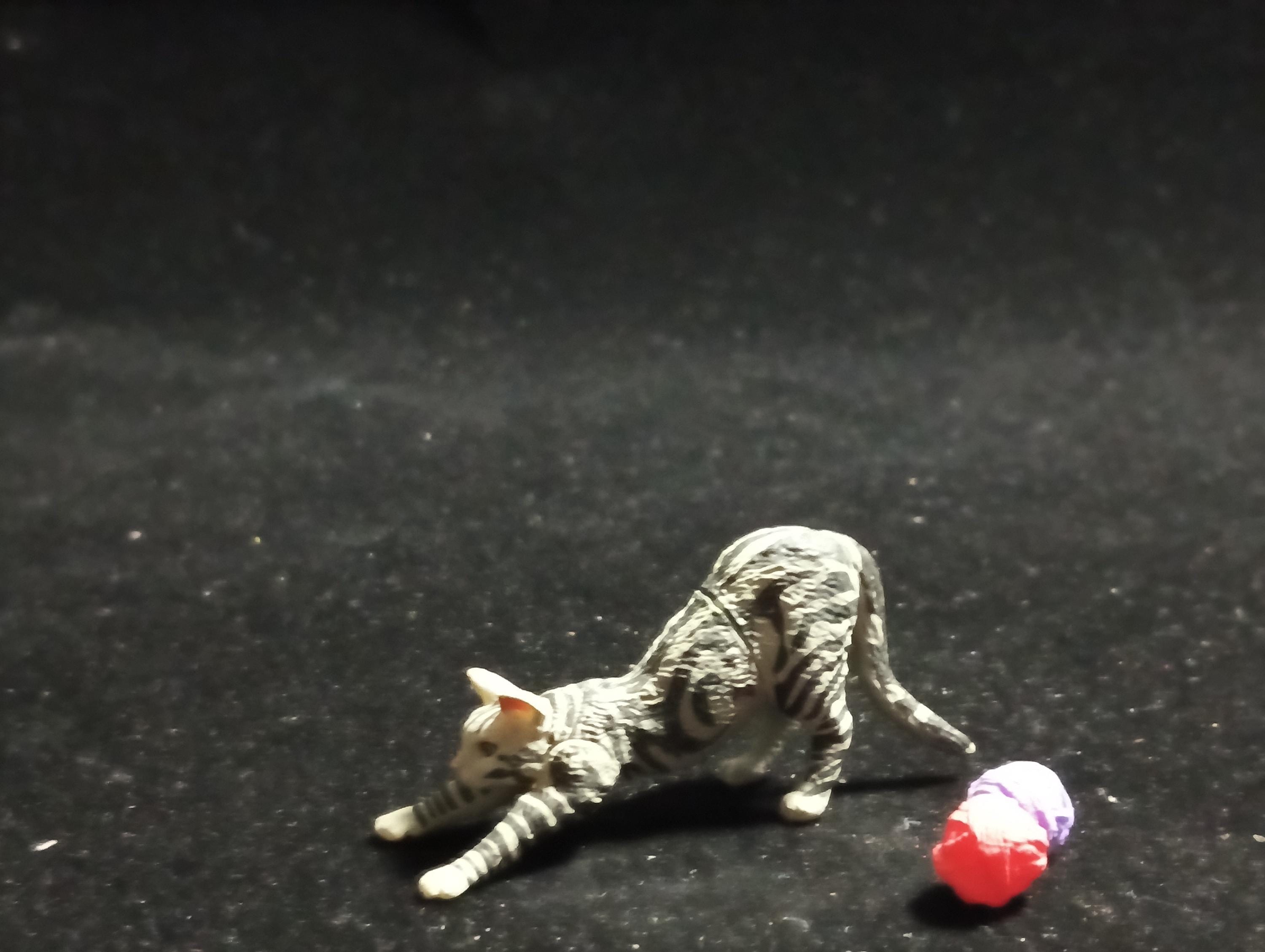Miniature I Love Pet! American Shorthair(Grey) Figurine -  Furuta