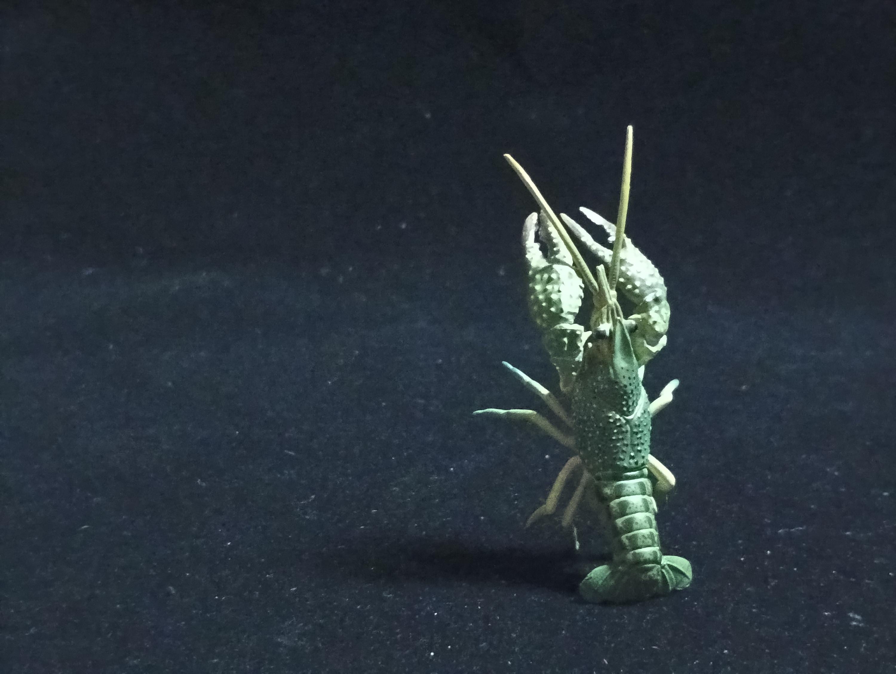 Yujin Takara Kaiyodo Retired Japan Exclusive Blue Swamp Crayfish, Procambarus clarkii Figure