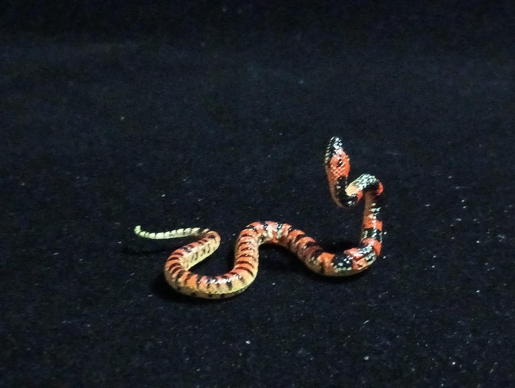 Kaiyodo ChocoQ Animatales Series 6 Loo-choo big-tooth snake (Dinodon semicarinatum)