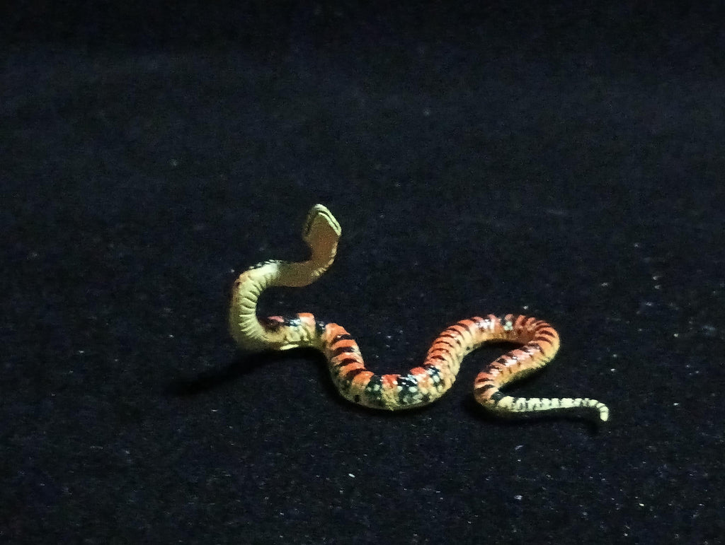 Kaiyodo ChocoQ Animatales Series 6 Loo-choo big-tooth snake (Dinodon semicarinatum)