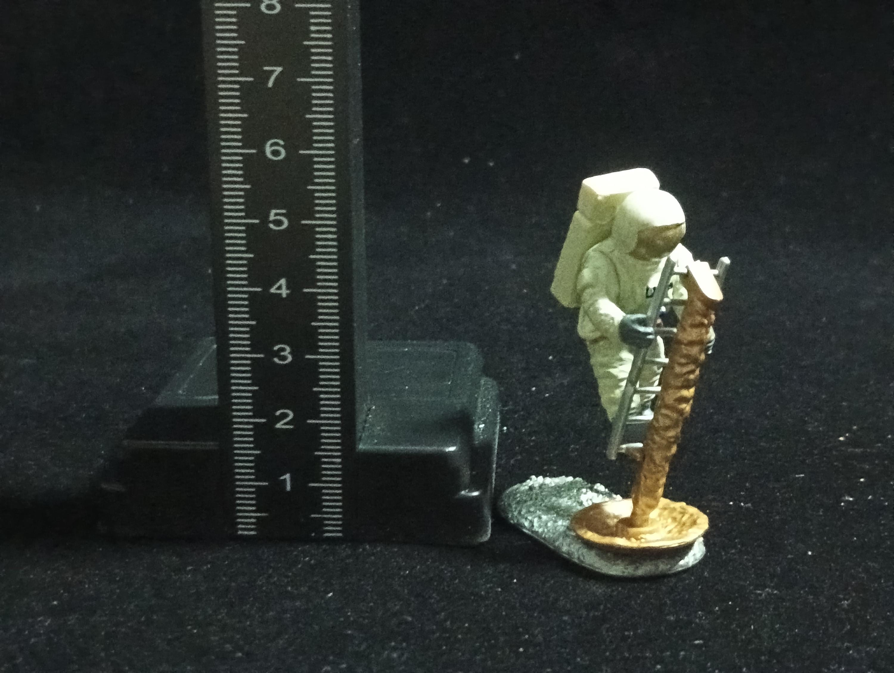 Miniature Space NASA Astronaut on Ladder FURUTA #05