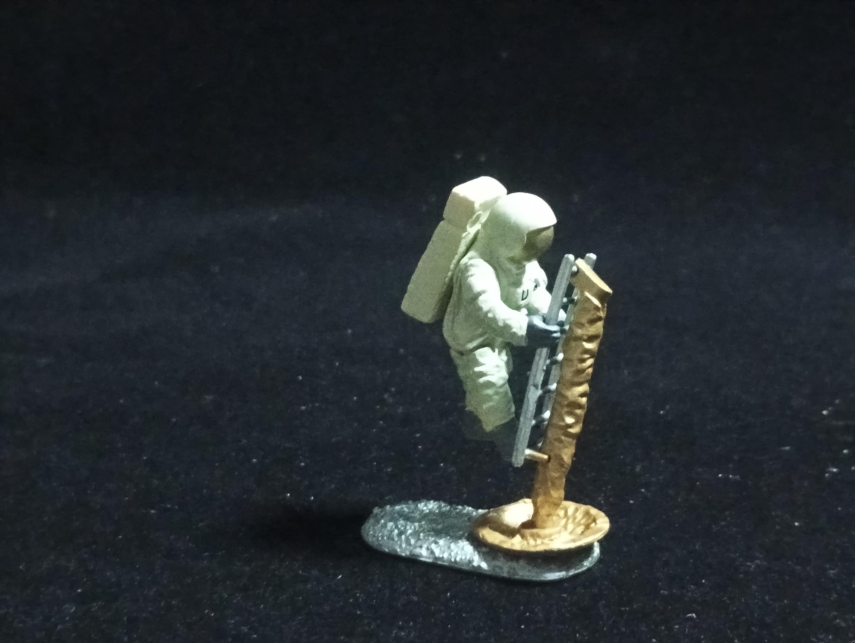 Miniature Space NASA Astronaut on Ladder FURUTA #05