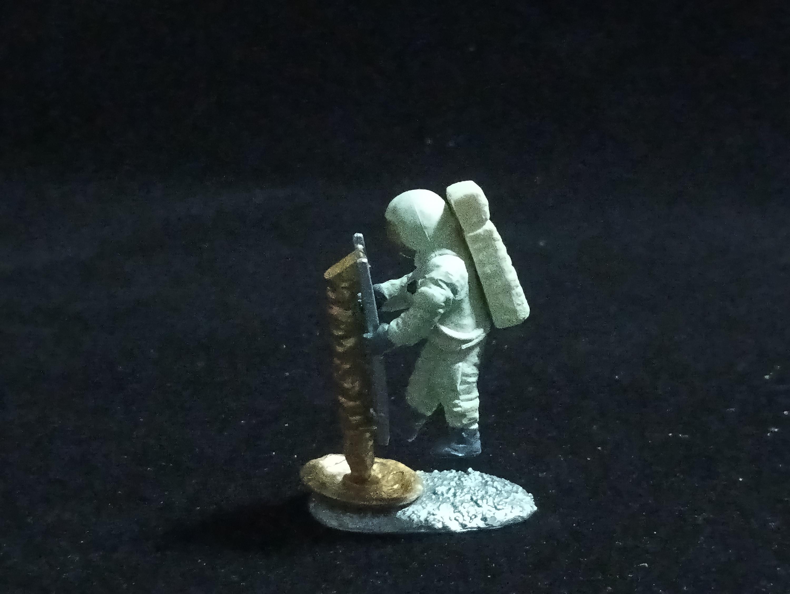Miniature Space NASA Astronaut on Ladder FURUTA #05