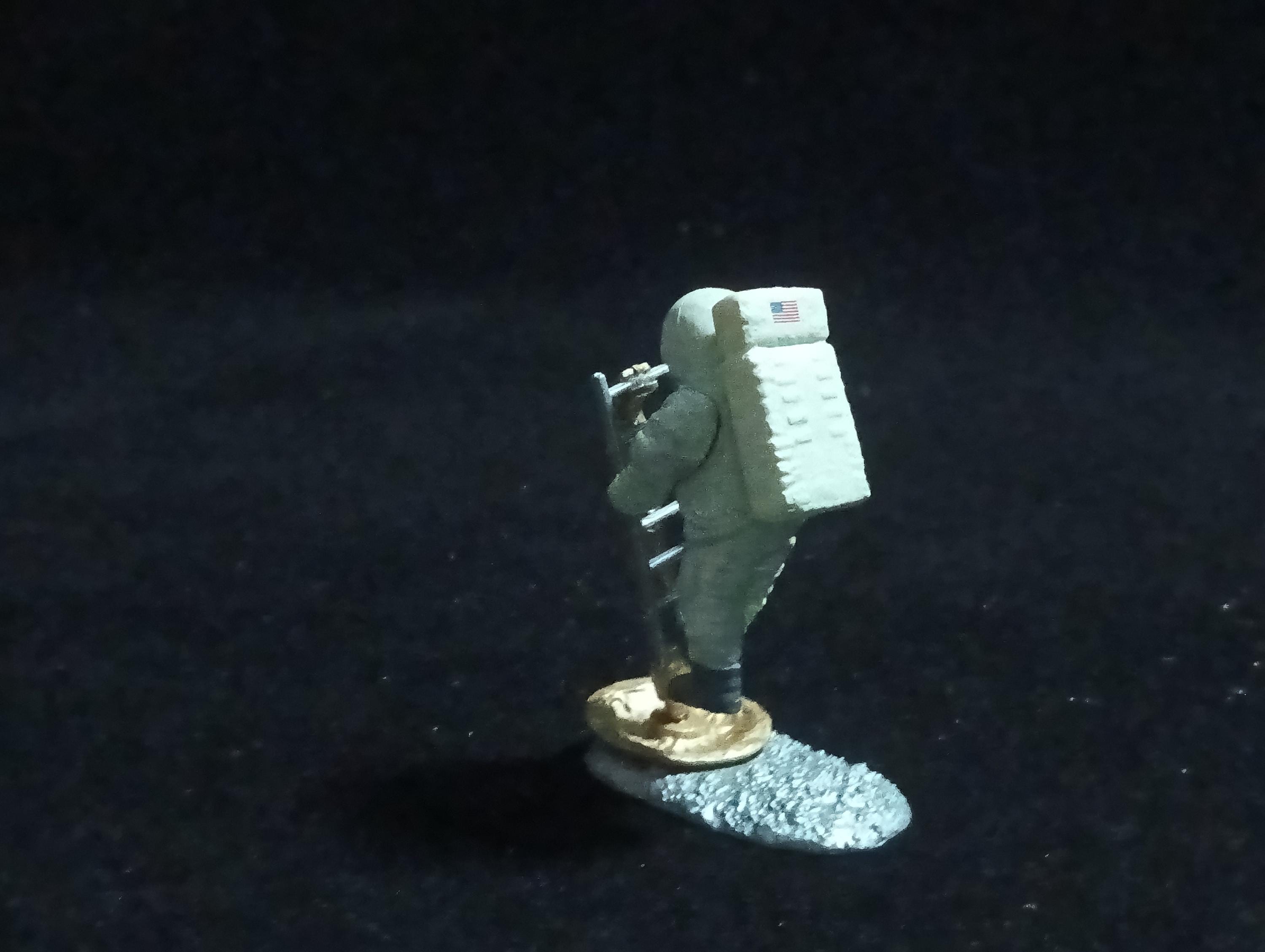 Miniature Space NASA Astronaut on Ladder FURUTA #05