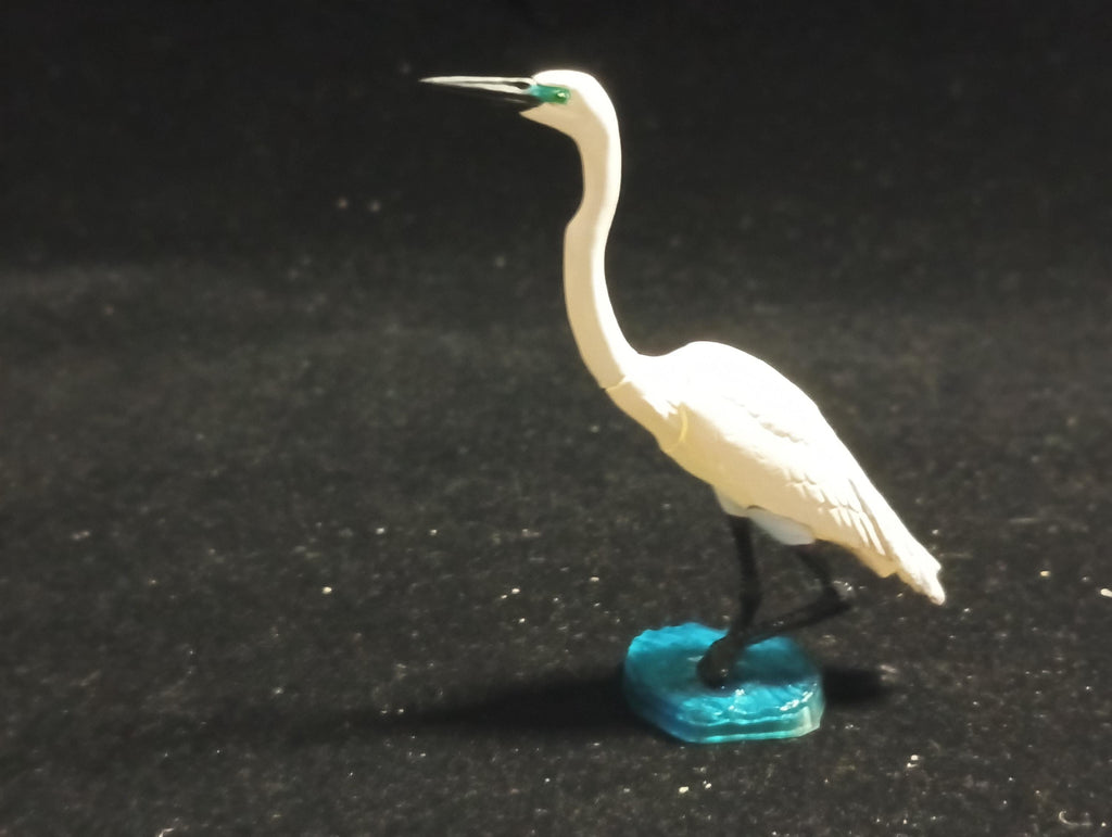 Kaiyodo Animatales Choco Q Series 11 Great Egret (summer plumage)