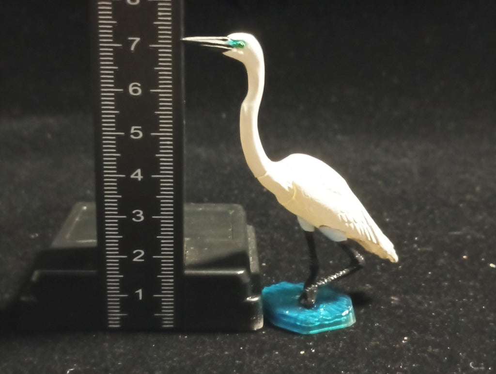 Kaiyodo Animatales Choco Q Series 11 Great Egret (summer plumage)