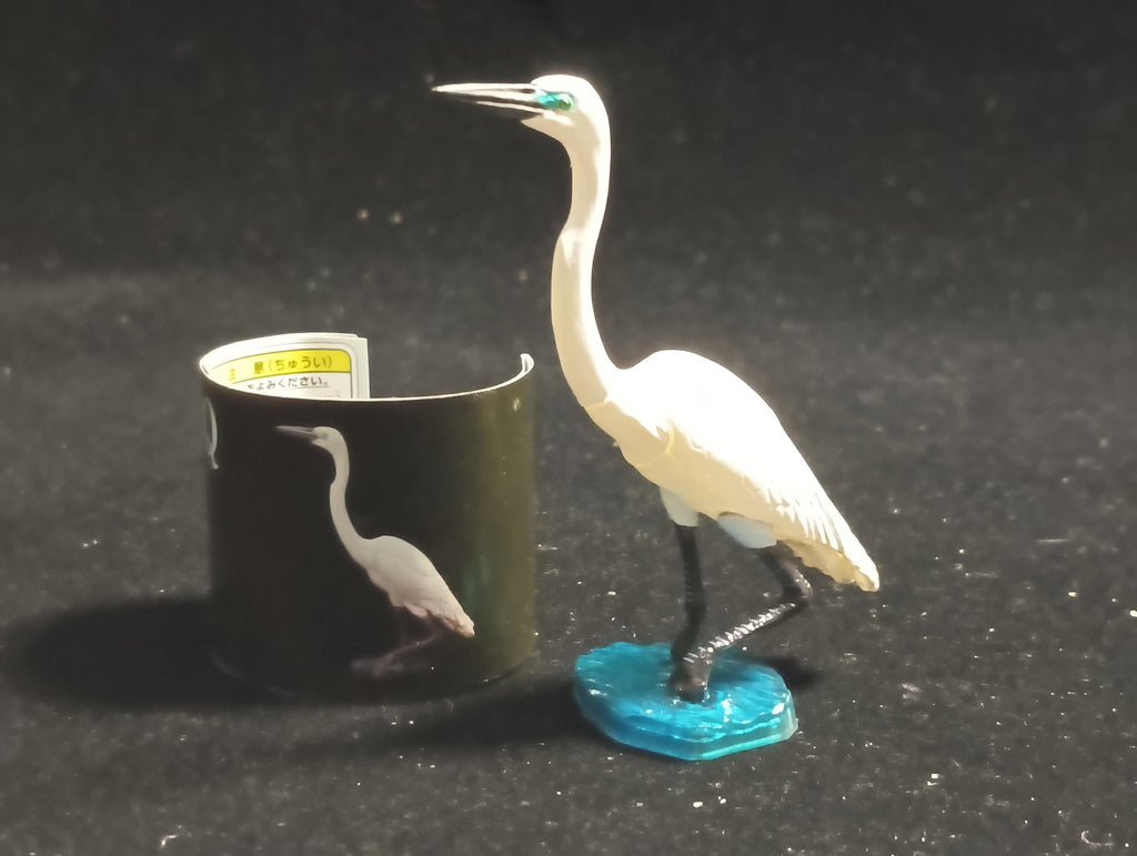Kaiyodo Animatales Choco Q Series 11 Great Egret (summer plumage)