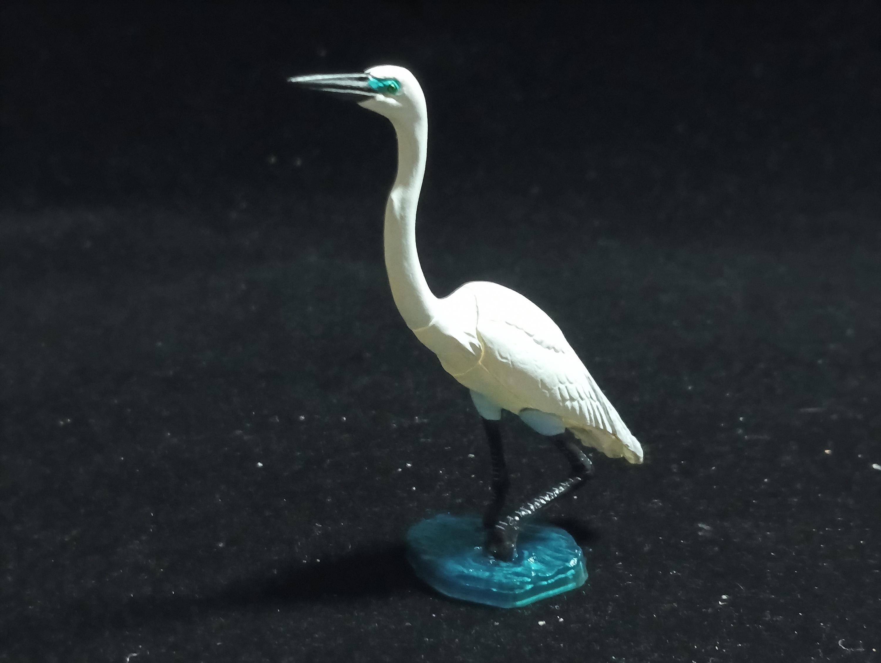 Kaiyodo Animatales Choco Q Series 11 Great Egret (summer plumage)