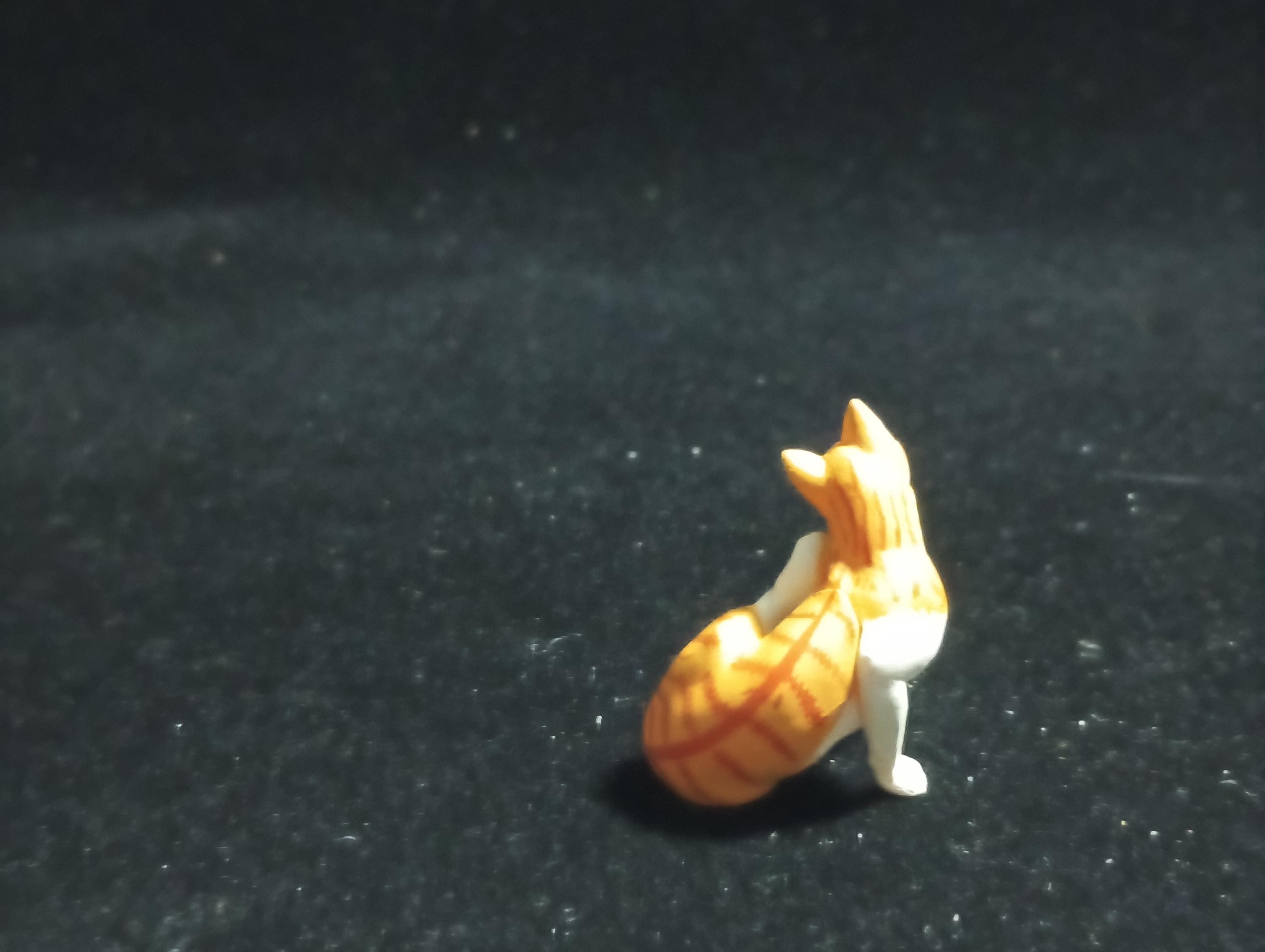Kaiyodo Animatales Choco Q Amazing Animals Japanese Cat Calico Figure A
