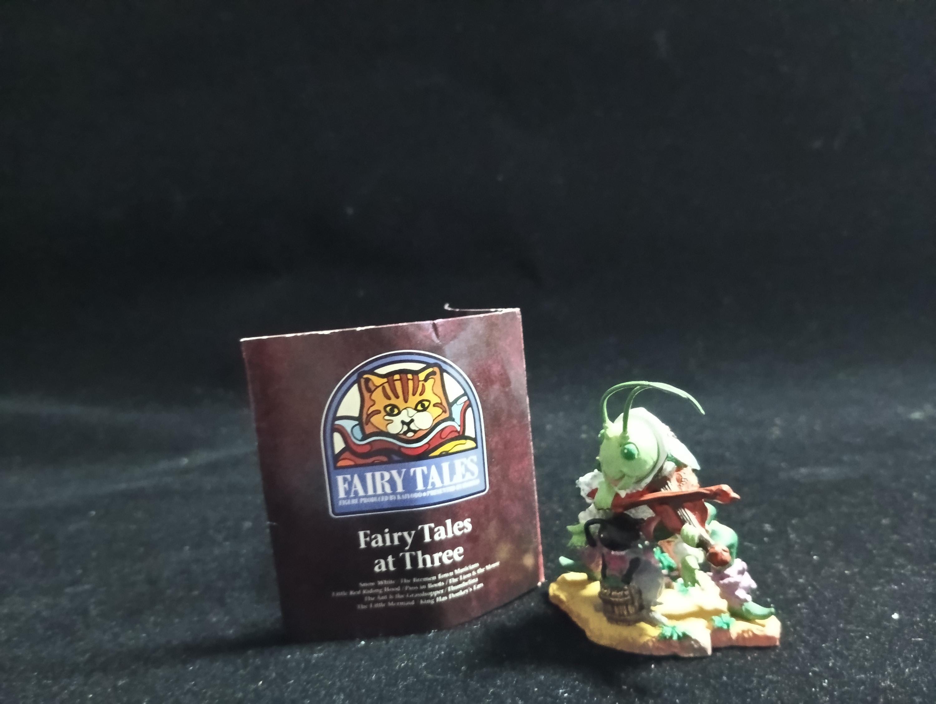 Europe Fairy Tales  Fairy Tales at three - Ant & the Grasshopper  Vintage 2003 Kaiyodo