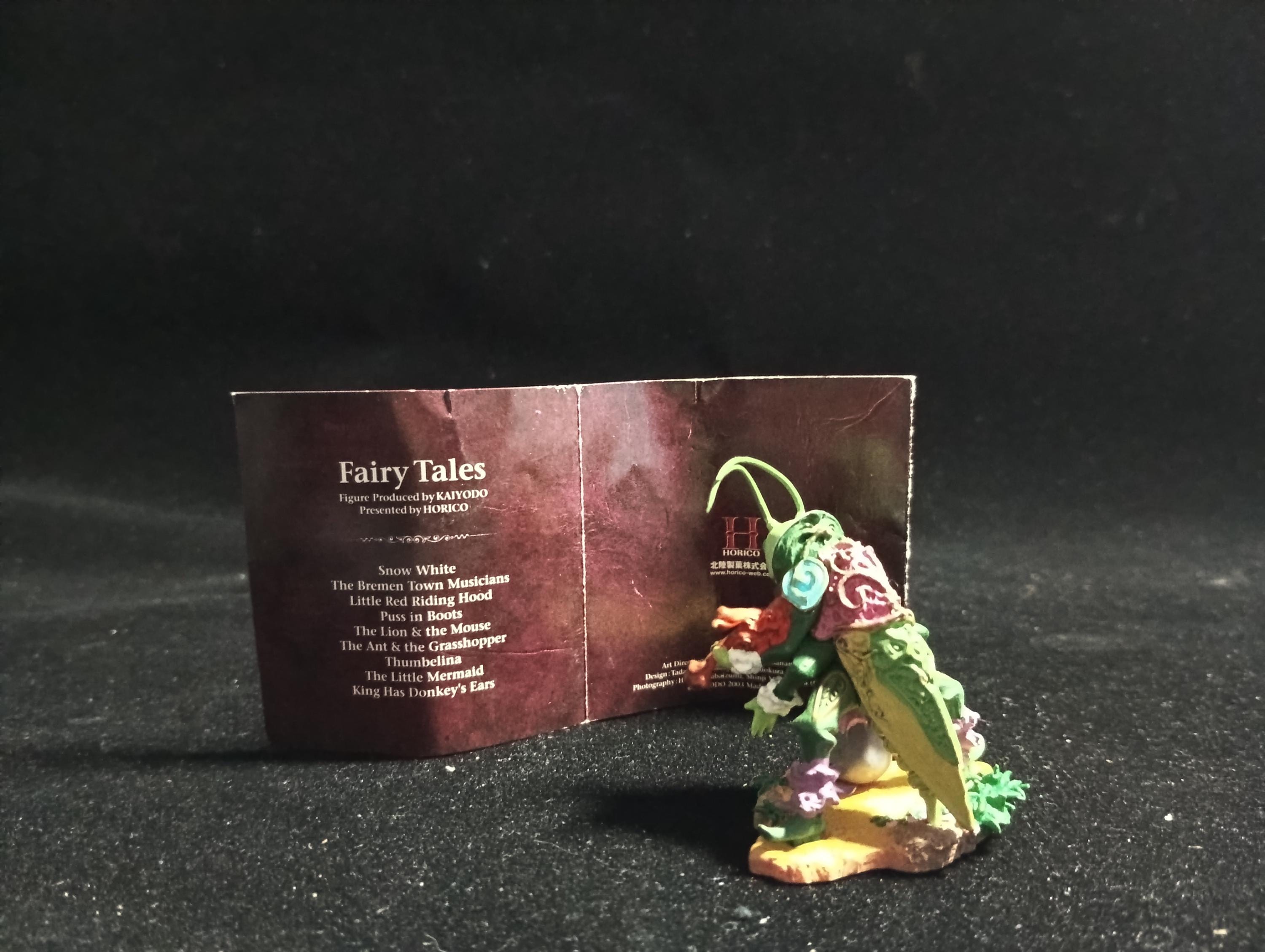 Europe Fairy Tales  Fairy Tales at three - Ant & the Grasshopper  Vintage 2003 Kaiyodo
