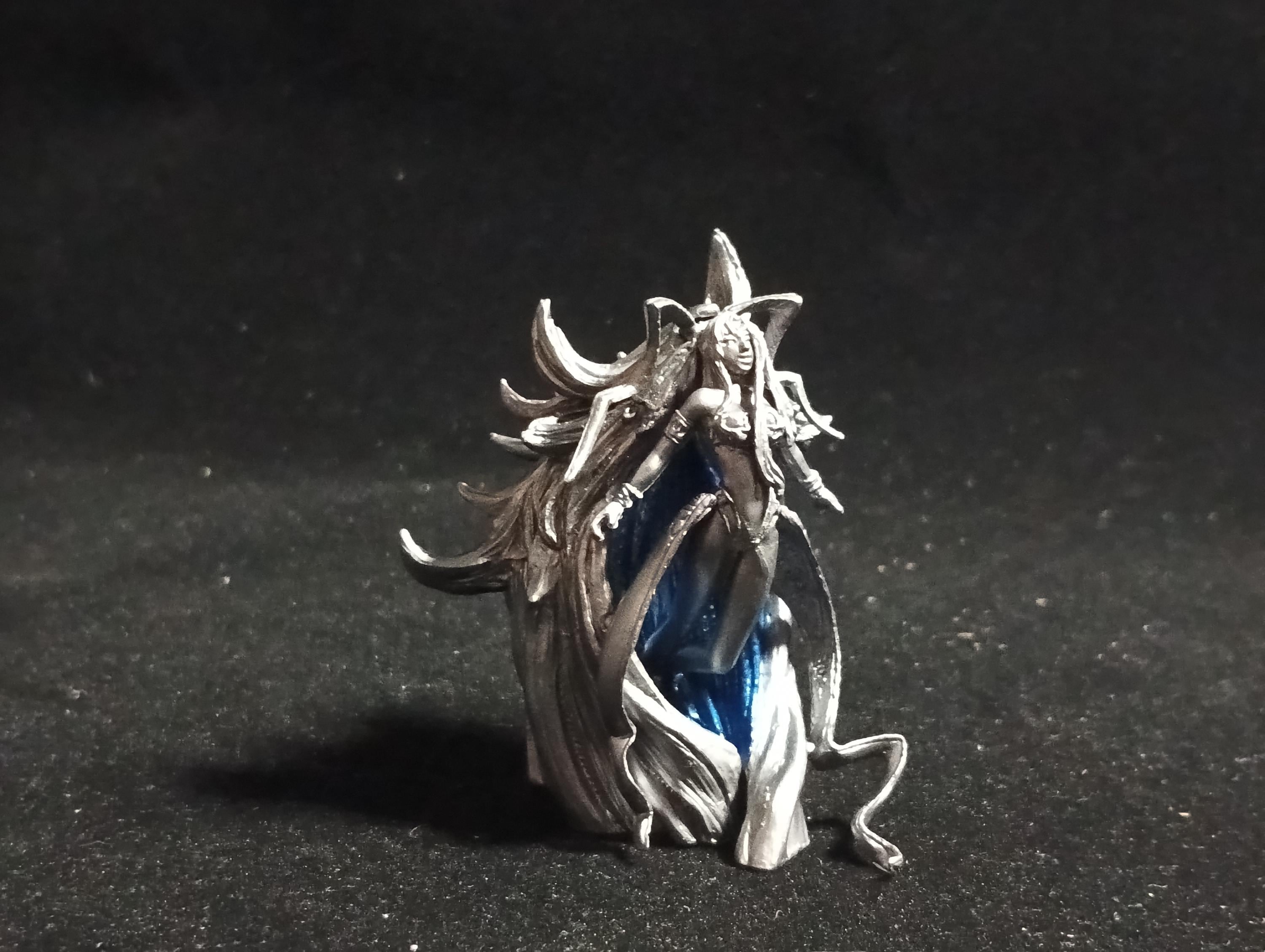 Final Fantasy X Square Enix Trading Arts Toy - Lady Yunalesca Metallic color ver