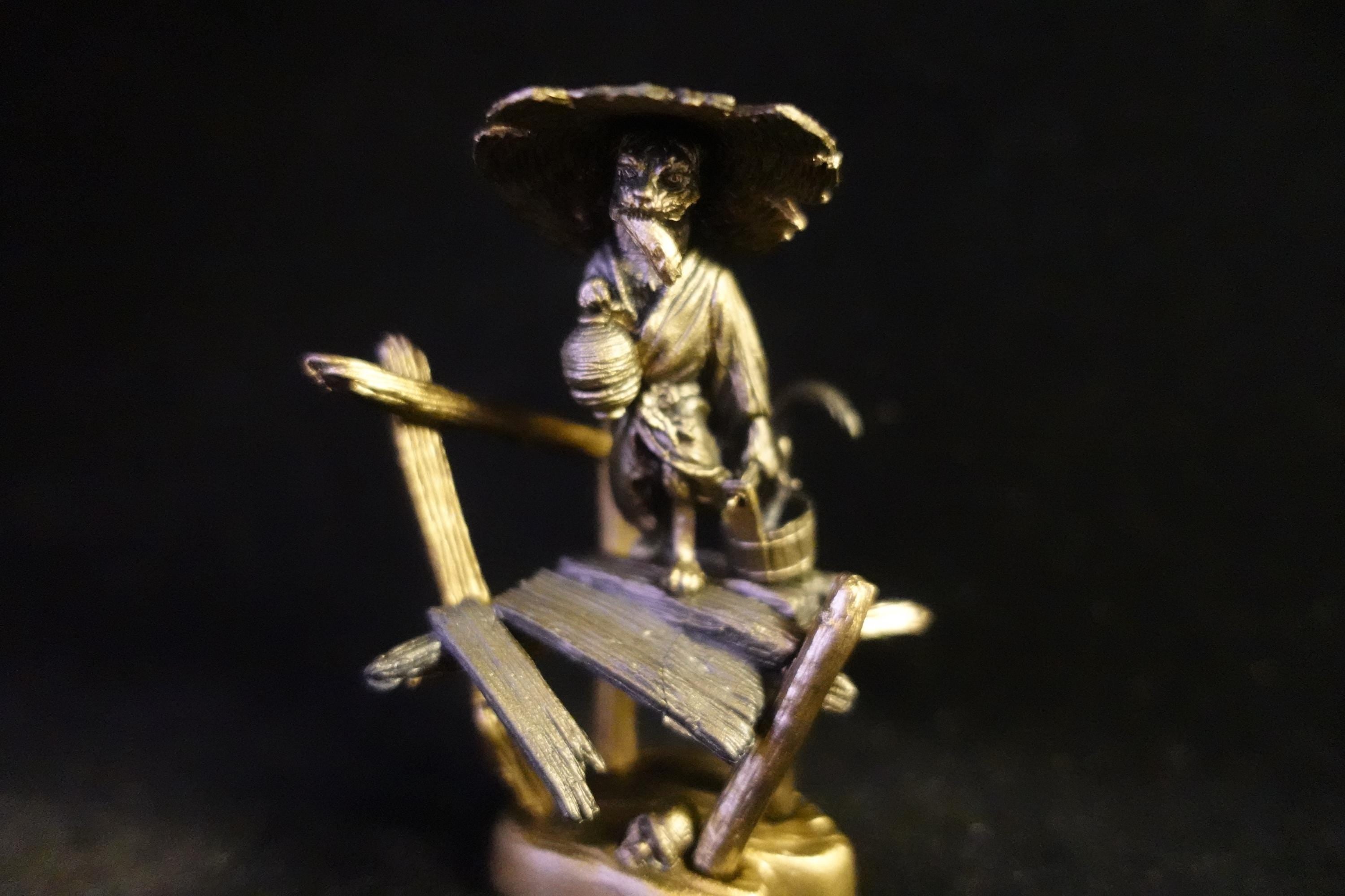 Otter (Golden Color Version) "Yapara Hyakki Yokai Collection Volume 2"  Kaiyodo